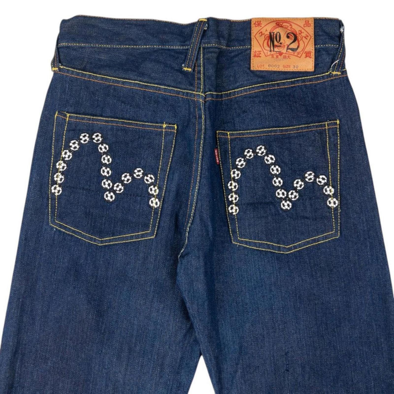 Evisu Vintage Evisu Double Football Gull Denim Jeans Size W28 Size US 30 / EU 46 - 1 Thumbnail