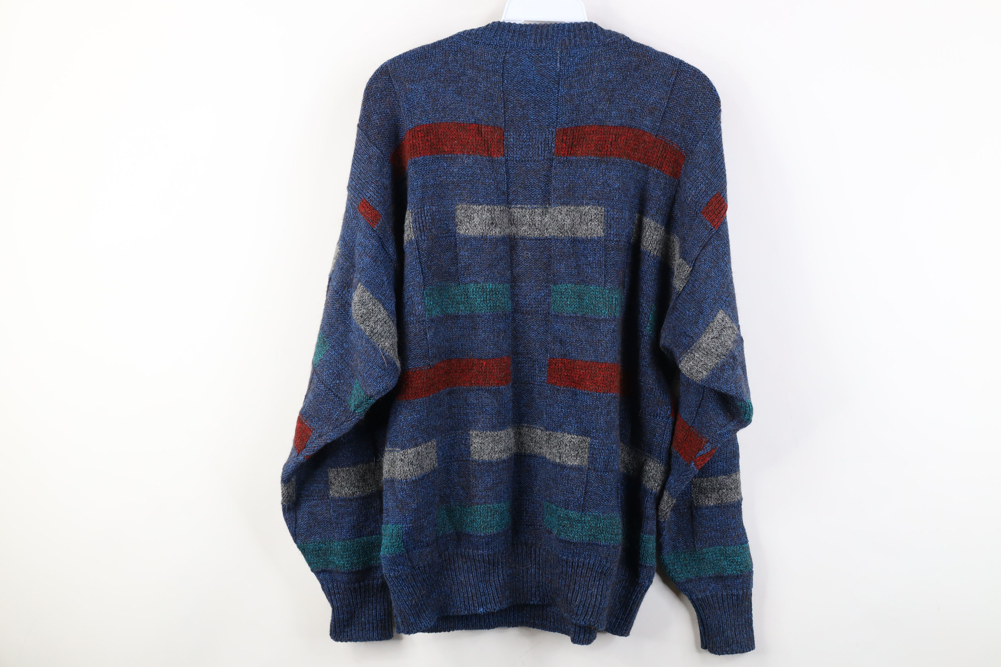 Vintage Vintage 90s Streetwear Wool Blend Knit Crewneck Sweater Size US M / EU 48-50 / 2 - 9 Thumbnail