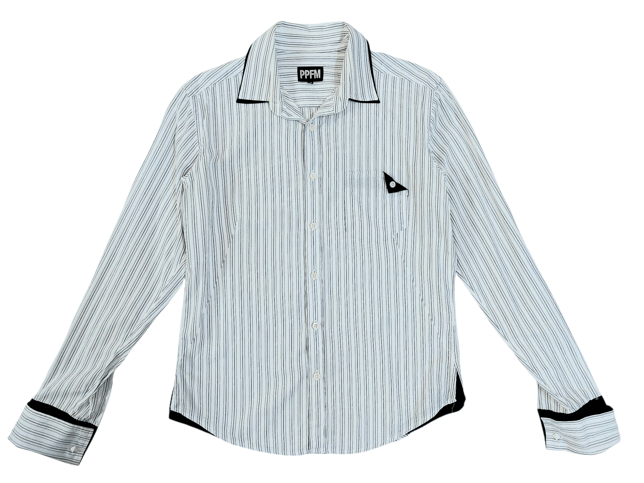 PPFM PPFM Hickory Stripe Button Ups Size US M / EU 48-50 / 2 - 8 Thumbnail
