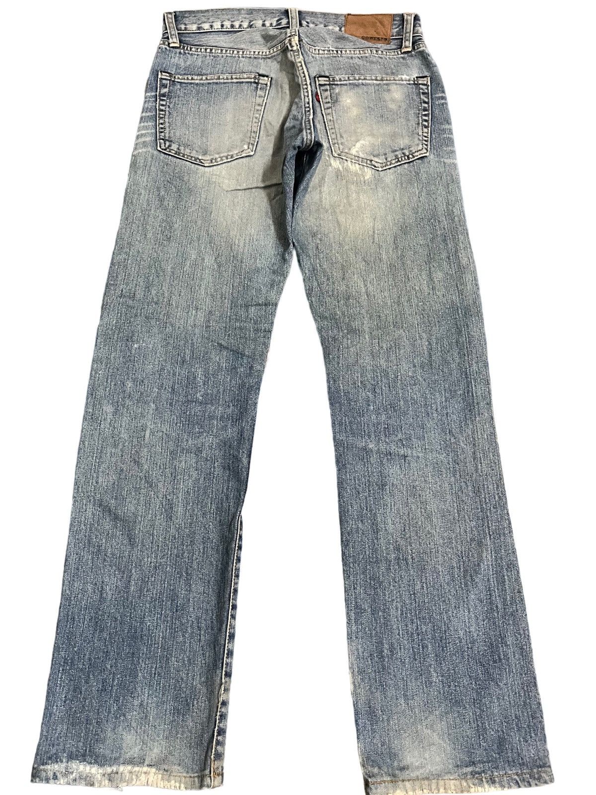 Japanese Brand Vintage Gowest Distressed Denim Size US 29 - 6 Thumbnail