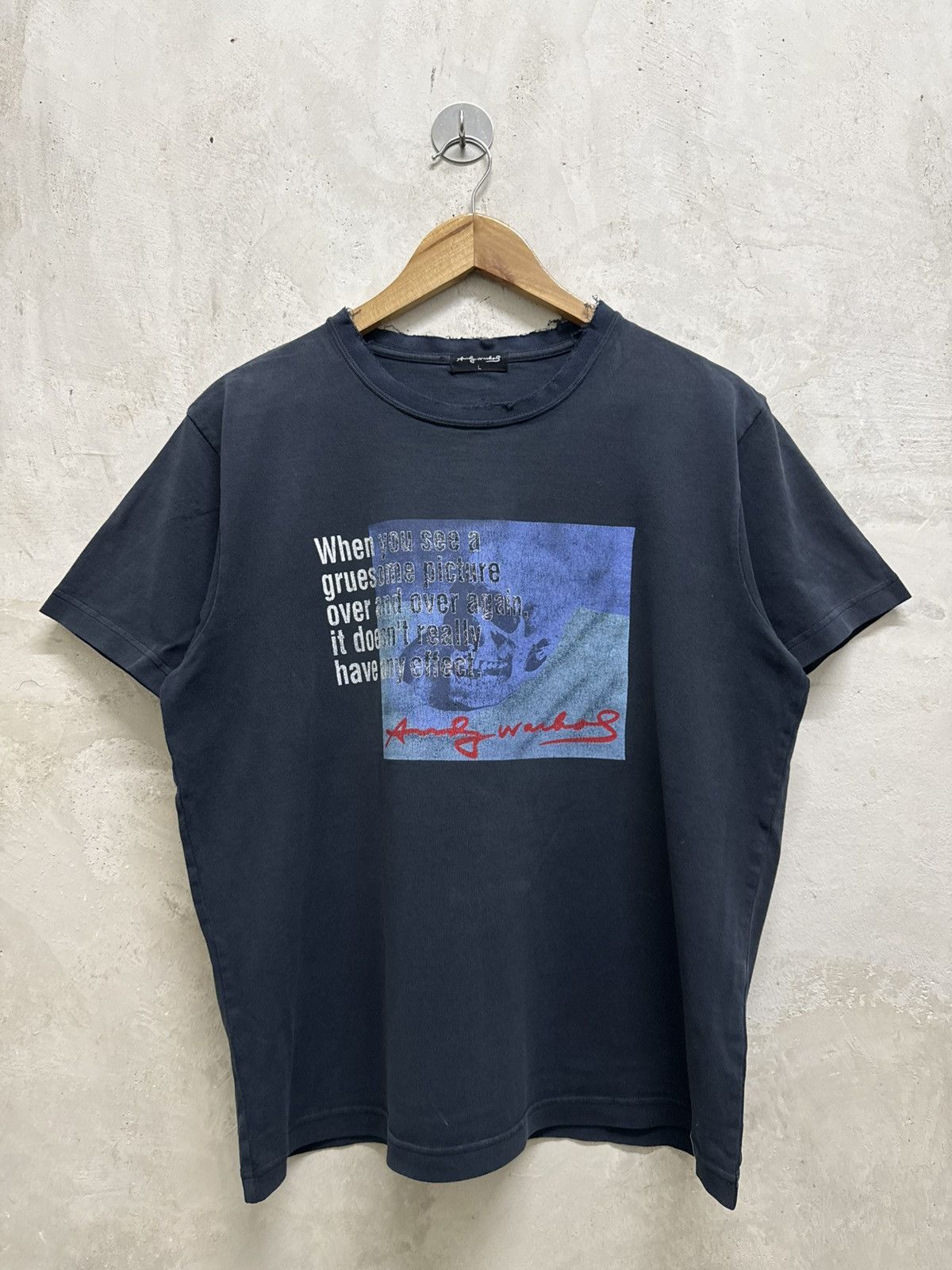 Andy Warhol 2000s Faded Andy Warhol Distressed Tshirt Size US L / EU 52-54 / 3 - 1 Thumbnail