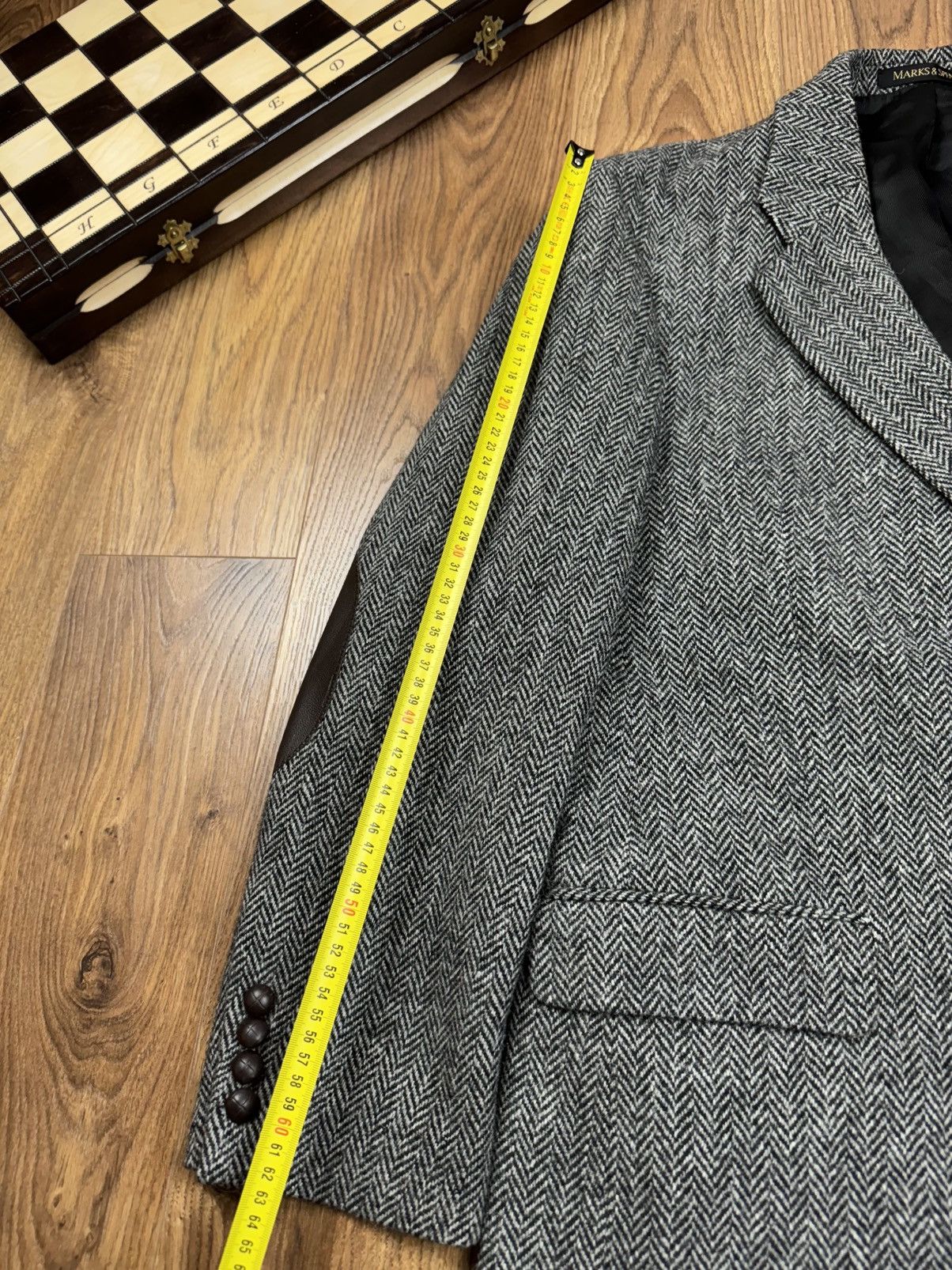 Harris Tweed Vintage wool blazer Harris Tweed original luxury item Size 42L - 6 Thumbnail