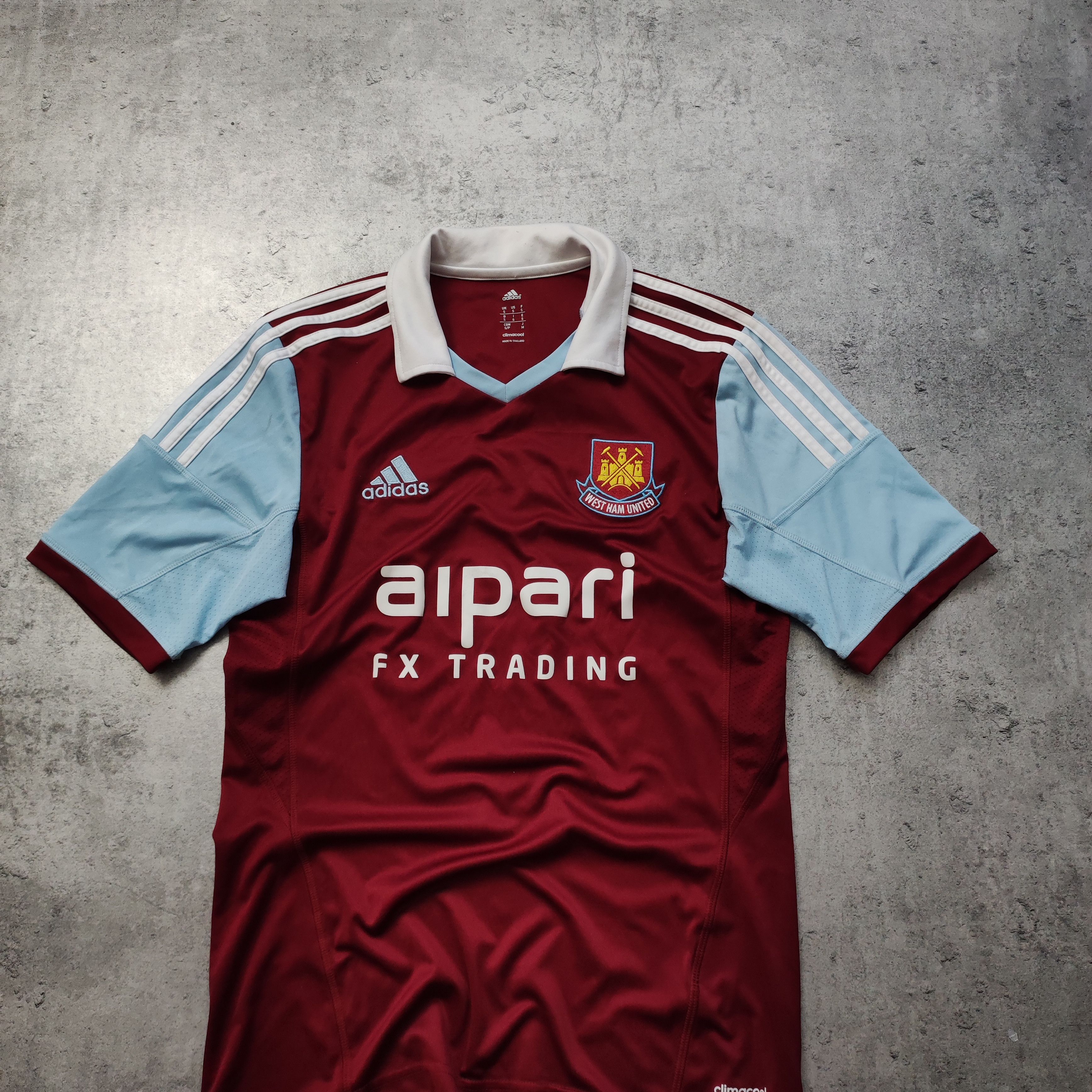 Adidas × Vintage Vintage RARE 2014 West Ham United Home Adidas Jersey Size US S / EU 44-46 / 1 - 2 Thumbnail