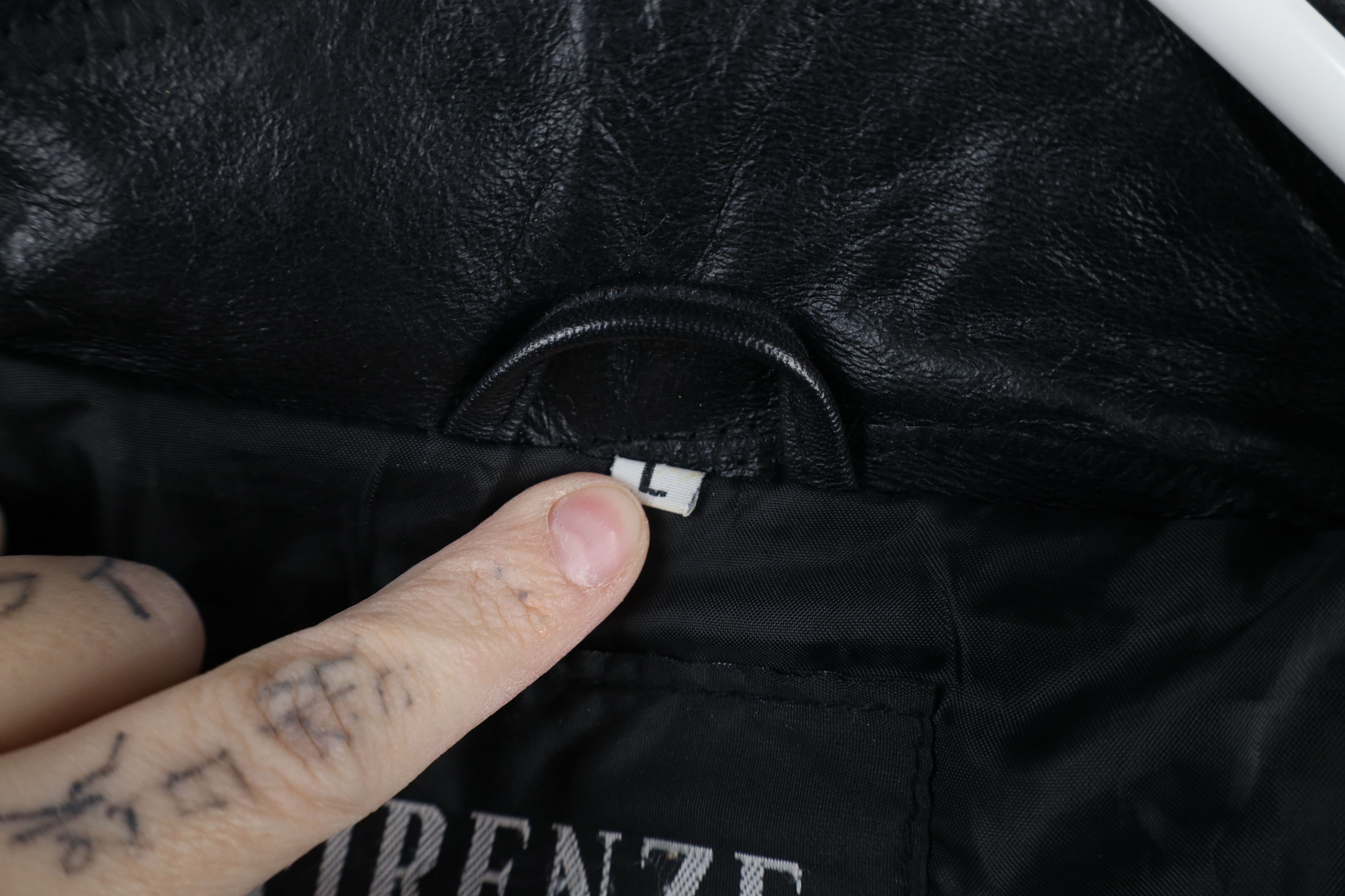 Vintage Vintage 90s Streetwear Leather Flight Bomber Jacket Black Size US L / EU 52-54 / 3 - 9 Thumbnail