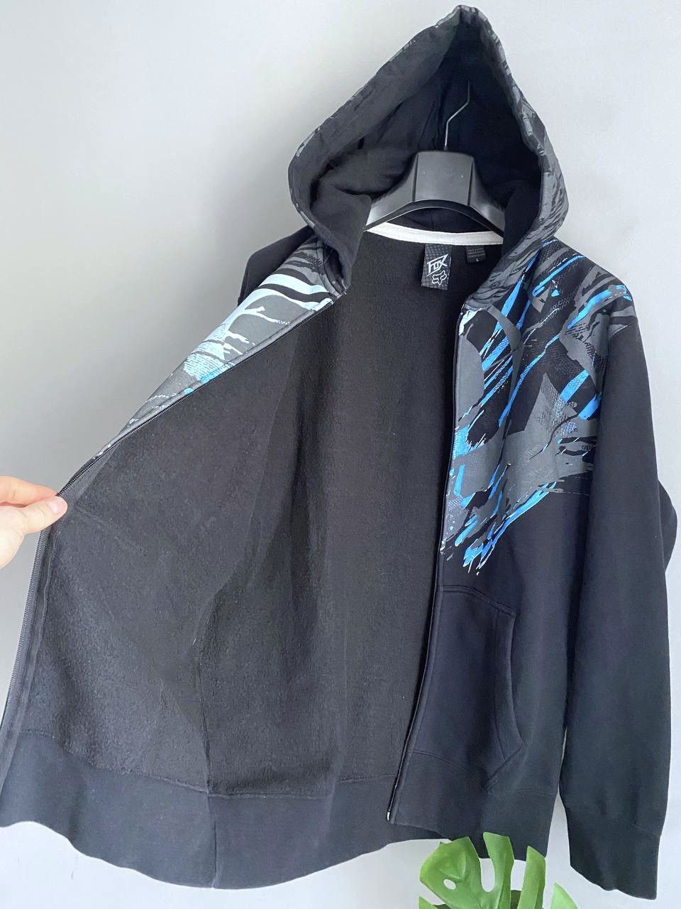 Fox Racing Fox Racing Y2K Men's Full Zip Black Hoodie, Size L Size US L / EU 52-54 / 3 - 9 Thumbnail
