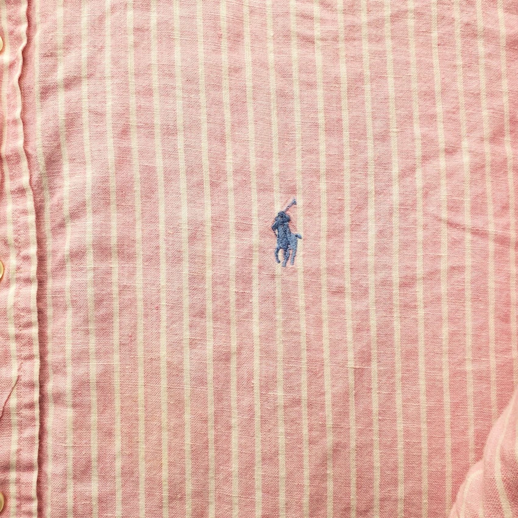 Ralph Lauren VINTAGE Ralph Lauren Shirt Mens XXL Multi Striped Pony Logo Button Down Size US XXL / EU 58 / 5 - 7 Thumbnail