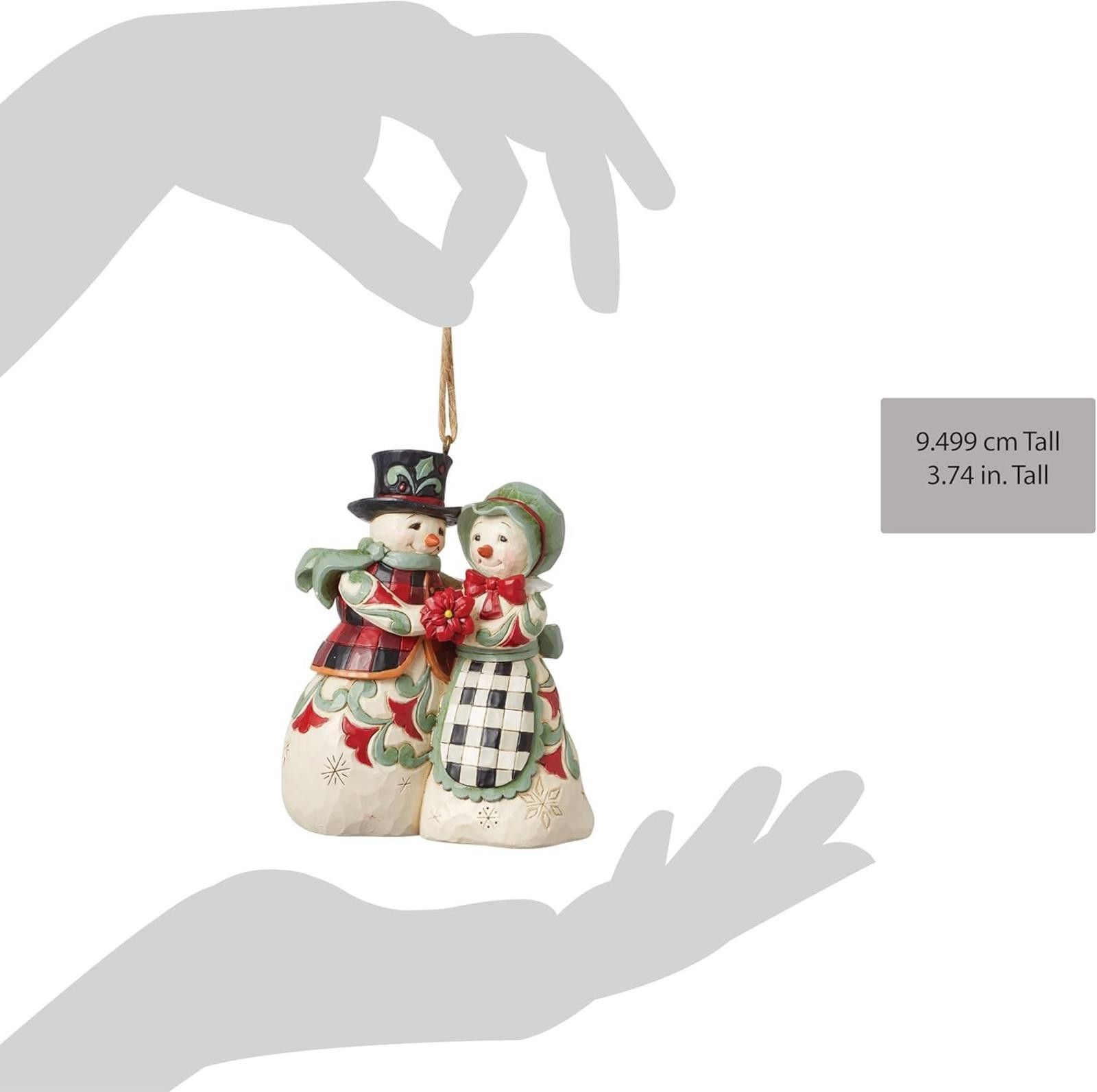 Designer Heartwood Creek Highland Glen Mr. and Mrs. Snowman Ornament Size ONE SIZE - 5 Thumbnail