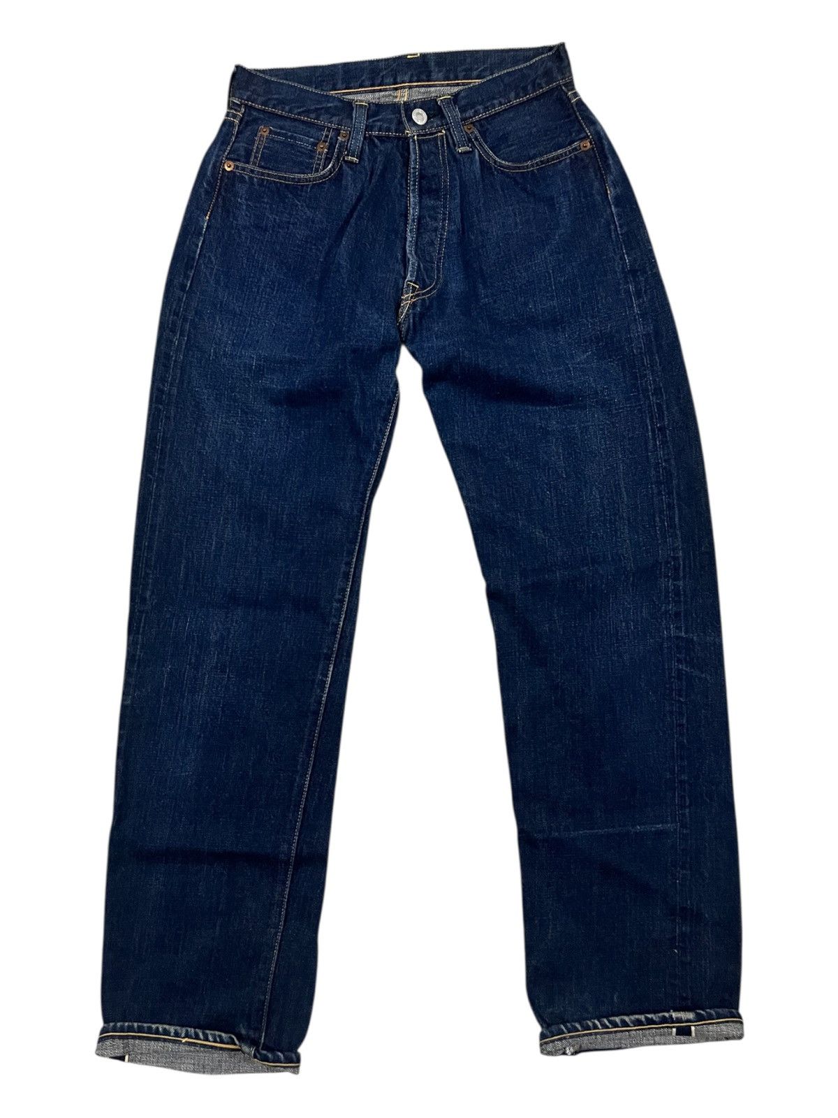 Oni Vintage Adam Et Rope 12oz Indigo Selvaged Denim Regular 501 Size US 28 / EU 44 - 2 Thumbnail