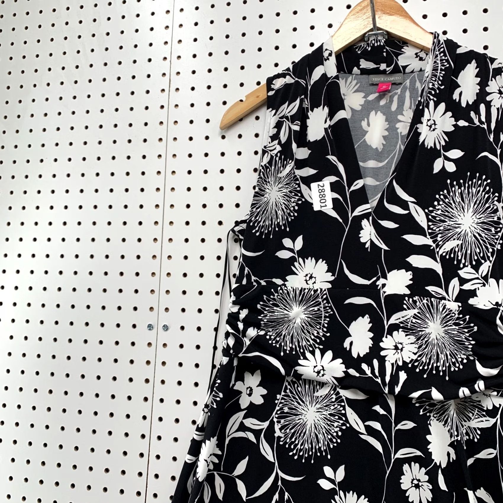 Vince Camuto Vince Camuto Maxi Slip Dress Black Floral L Petite Large Womens Dress Size L / US 10 / IT 46 - 5 Thumbnail