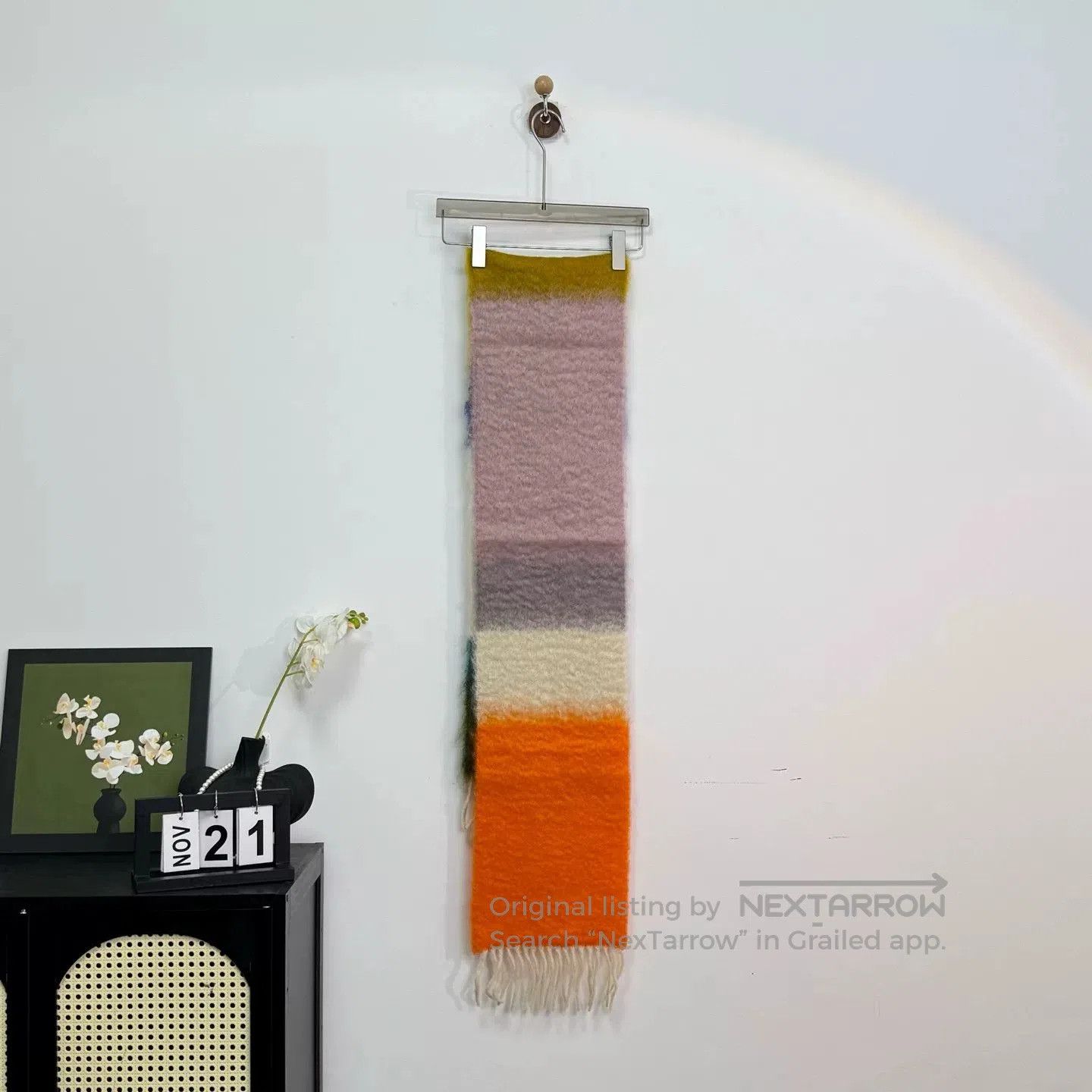 Loewe Loewe Mohair Color-Block Scarf. Size ONE SIZE - 1 Thumbnail