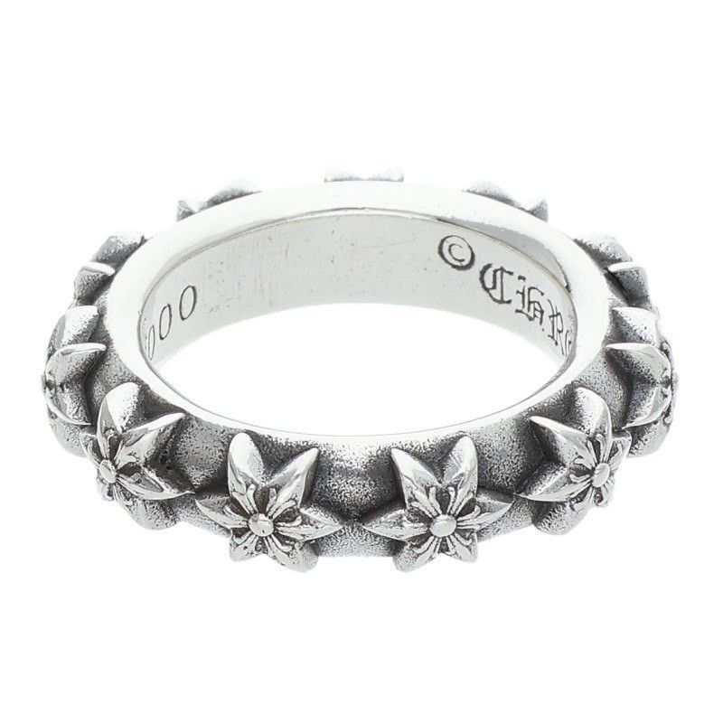 Chrome Hearts Chrome Hearts STAR BAND Silver Ring GZ11 Size ONE SIZE - 2 Thumbnail