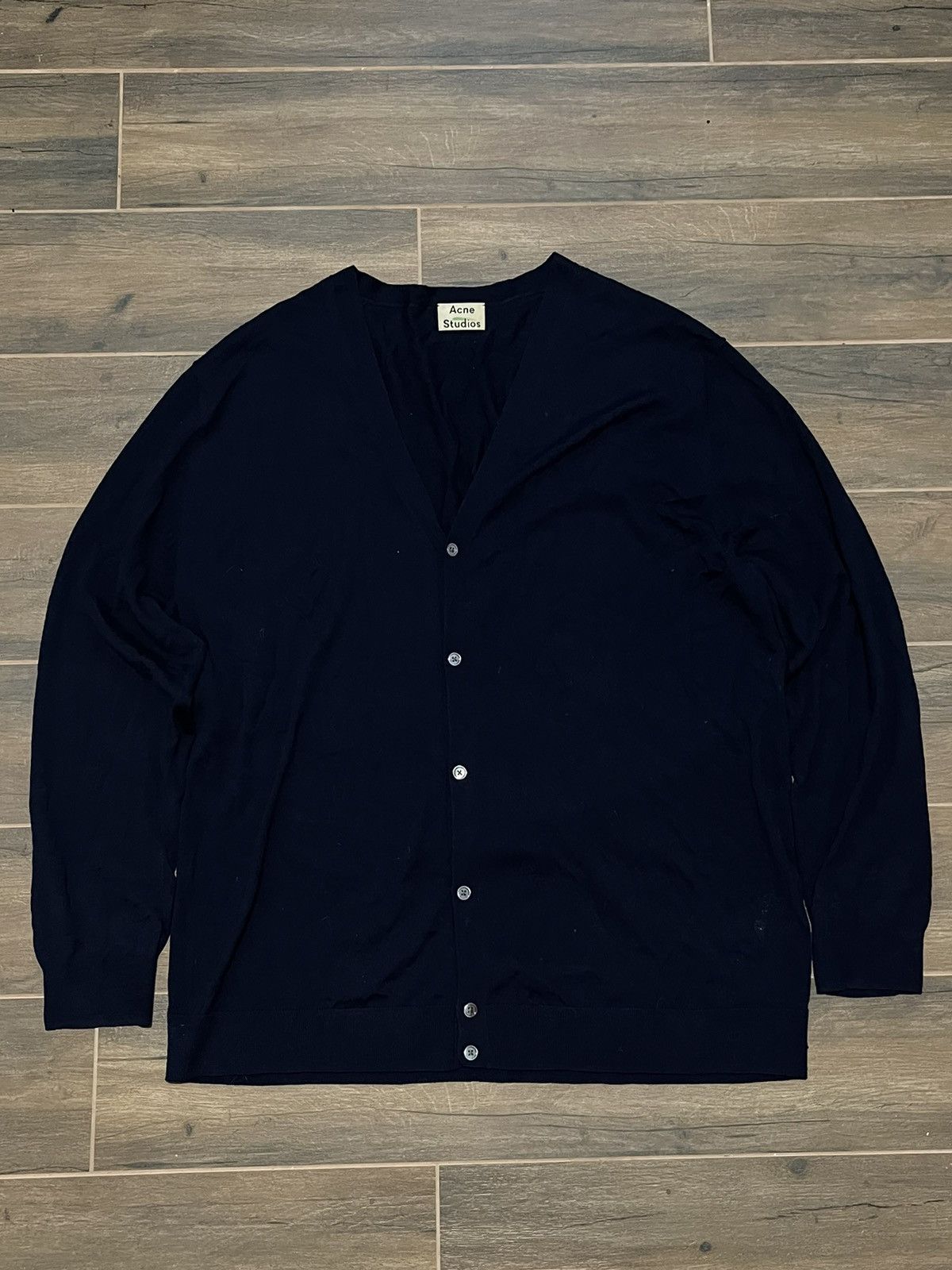Acne Studios Acne Studios Clissold Wool Cardigan Sweater Size L Size US L / EU 52-54 / 3 - 1 Thumbnail
