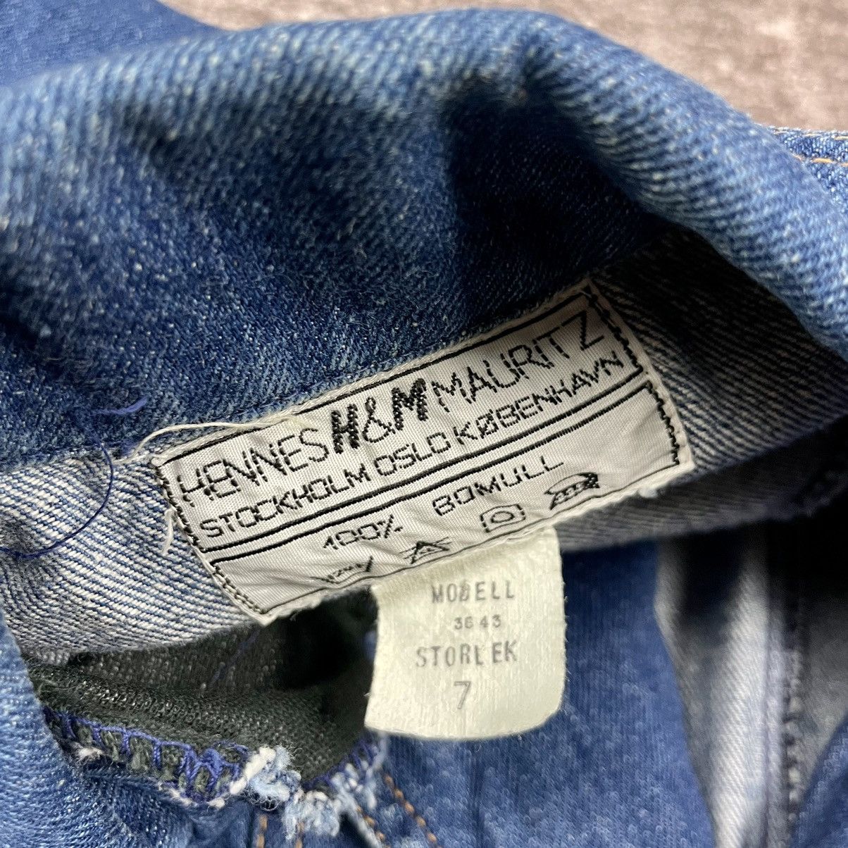 H&M Vintage 90’s H&M Denim Cotton Jacket Size M / US 6-8 / IT 42-44 - 8 Thumbnail