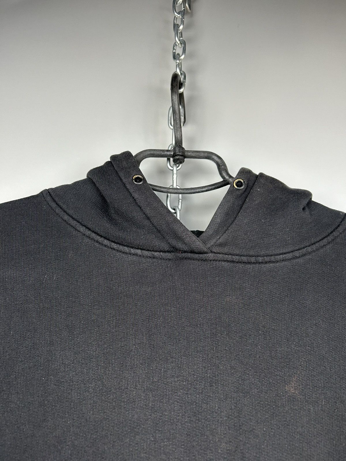 Designer × Sandro Modern Sandro Black Blank Thrashed Hoodie Size US M / EU 48-50 / 2 - 4 Thumbnail