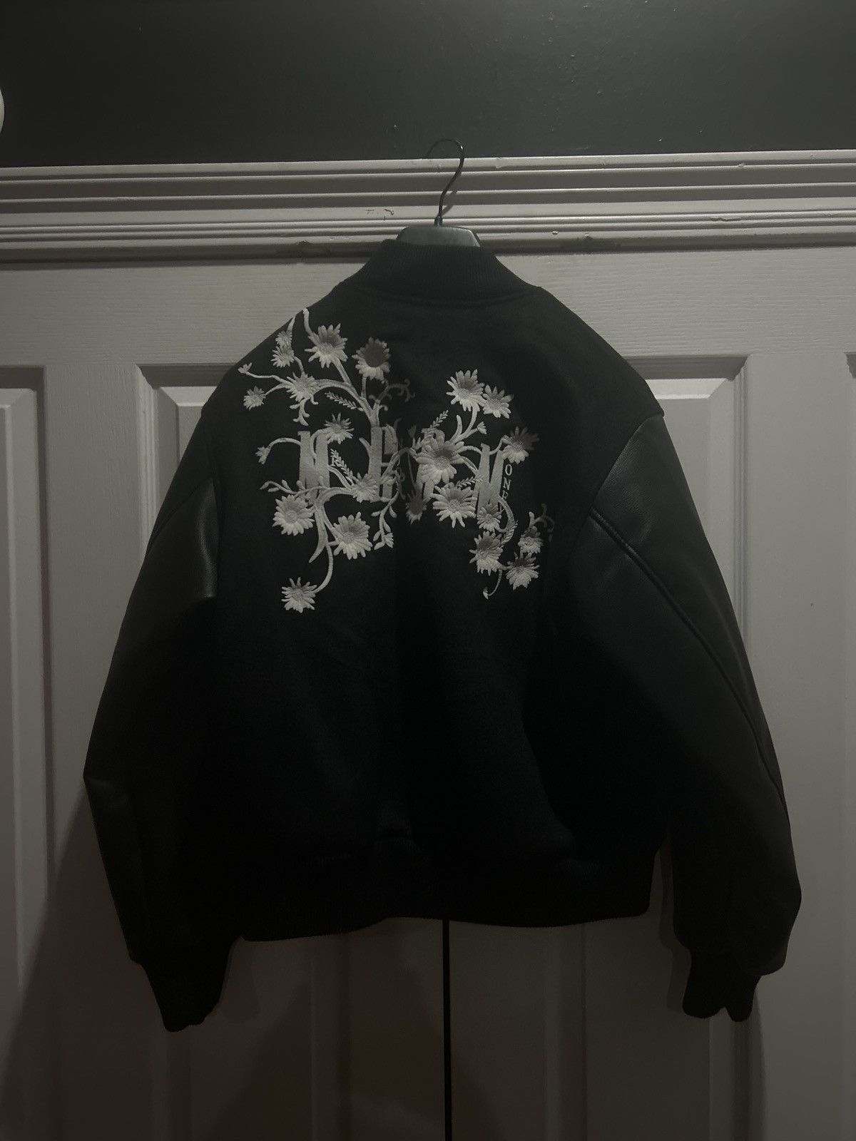 Designer × Japanese Brand Japanese Brand Black White Varsity Jacket Size US M / EU 48-50 / 2 - 2 Thumbnail