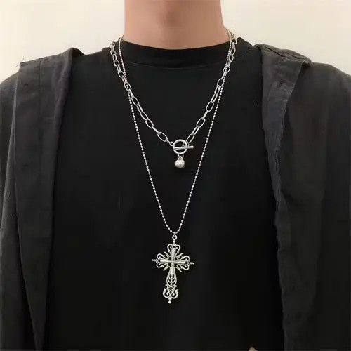 Jewelry Gothic Cross Necklace Size ONE SIZE - 2 Thumbnail