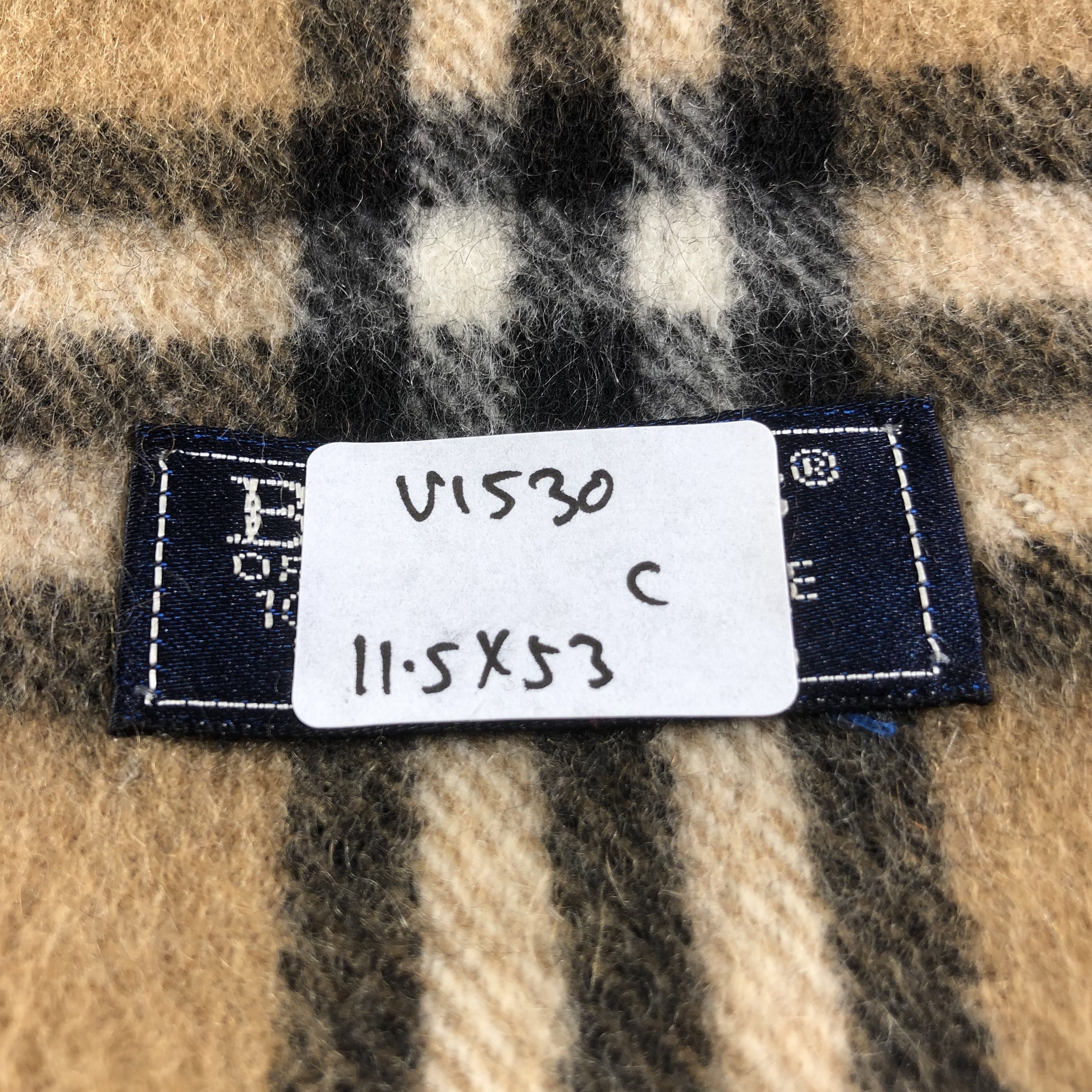 Burberry Burberrys Tan Nova Check Cashmere Scarf Muffler V1530 Size ONE SIZE - 14 Thumbnail