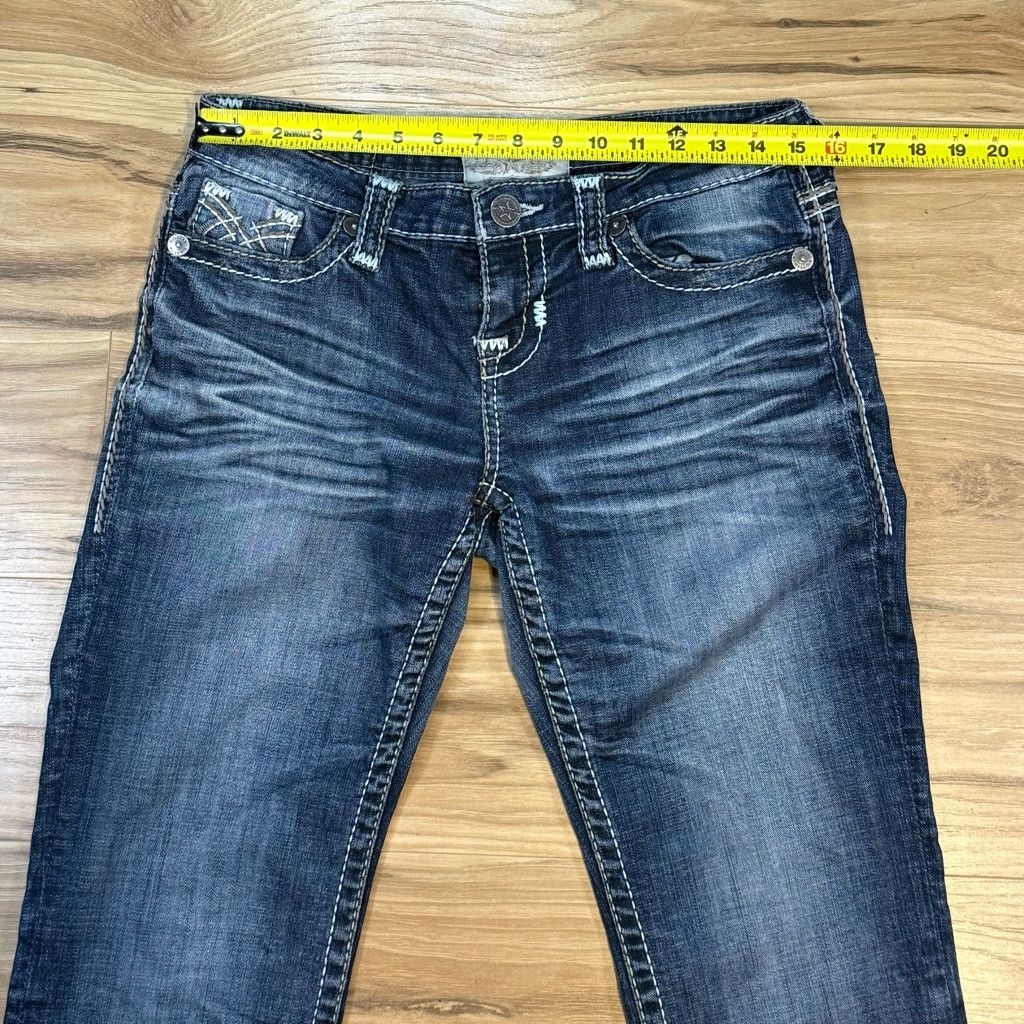 Big Star Big Star Women’s Bootcut Jeans 31x31 Distressed Size 24" / US 00 / IT 34 - 5 Thumbnail