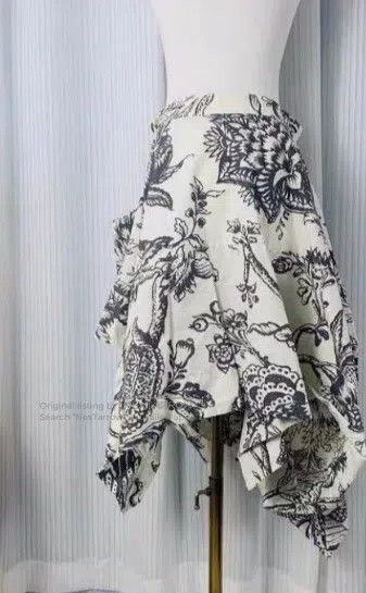 Vivienne Westwood Vivienne Westwood Exquisite irregular print half skirt Size 27" / US 4 / IT 40 - 9 Thumbnail