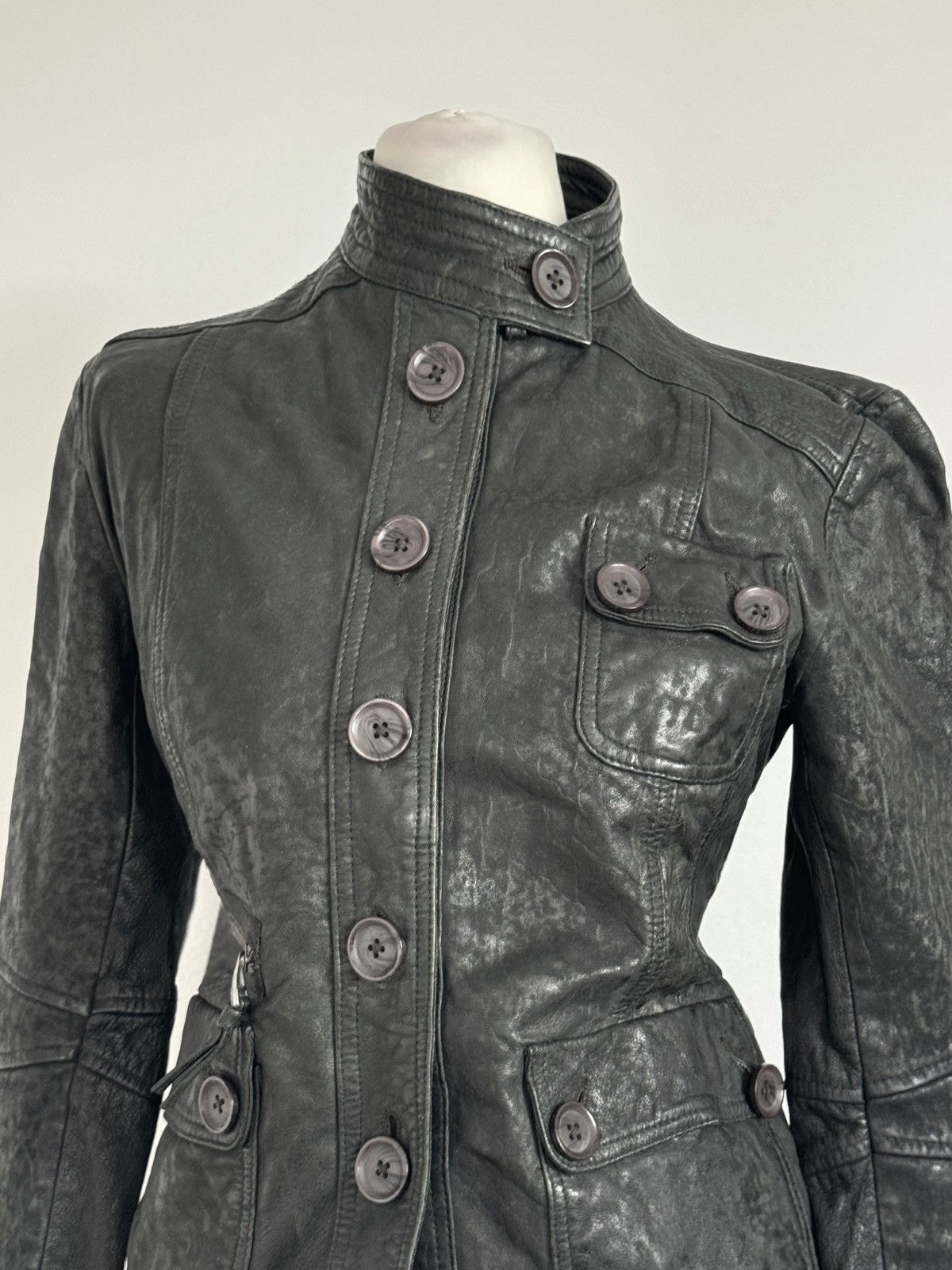 Insane avant-garde biker moto pirate jacket