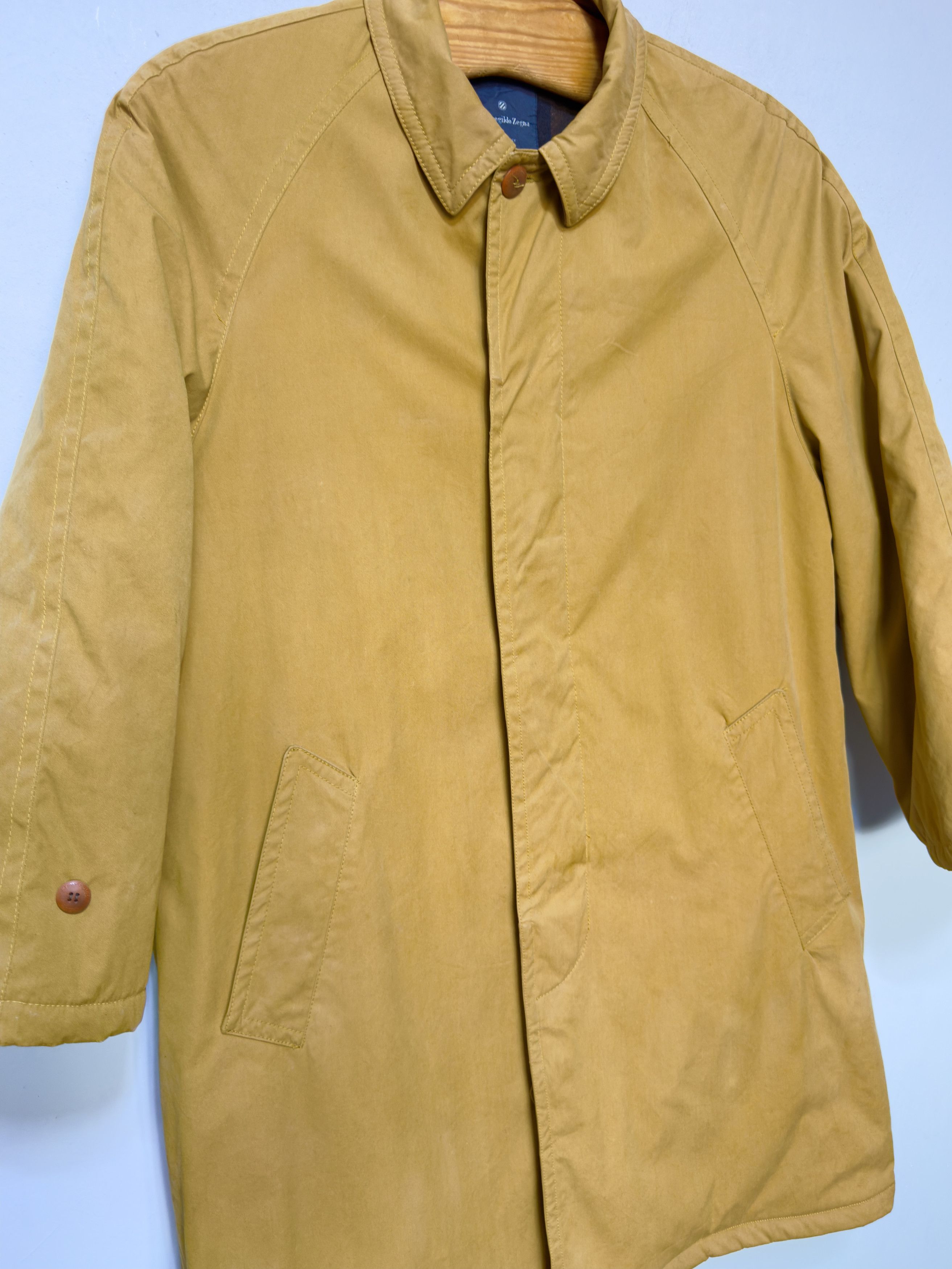 Ermenegildo Zegna × Vintage 🔥 vintage Ermenegildo Zegna coat puffer trench size L Size US L / EU 52-54 / 3 - 3 Thumbnail