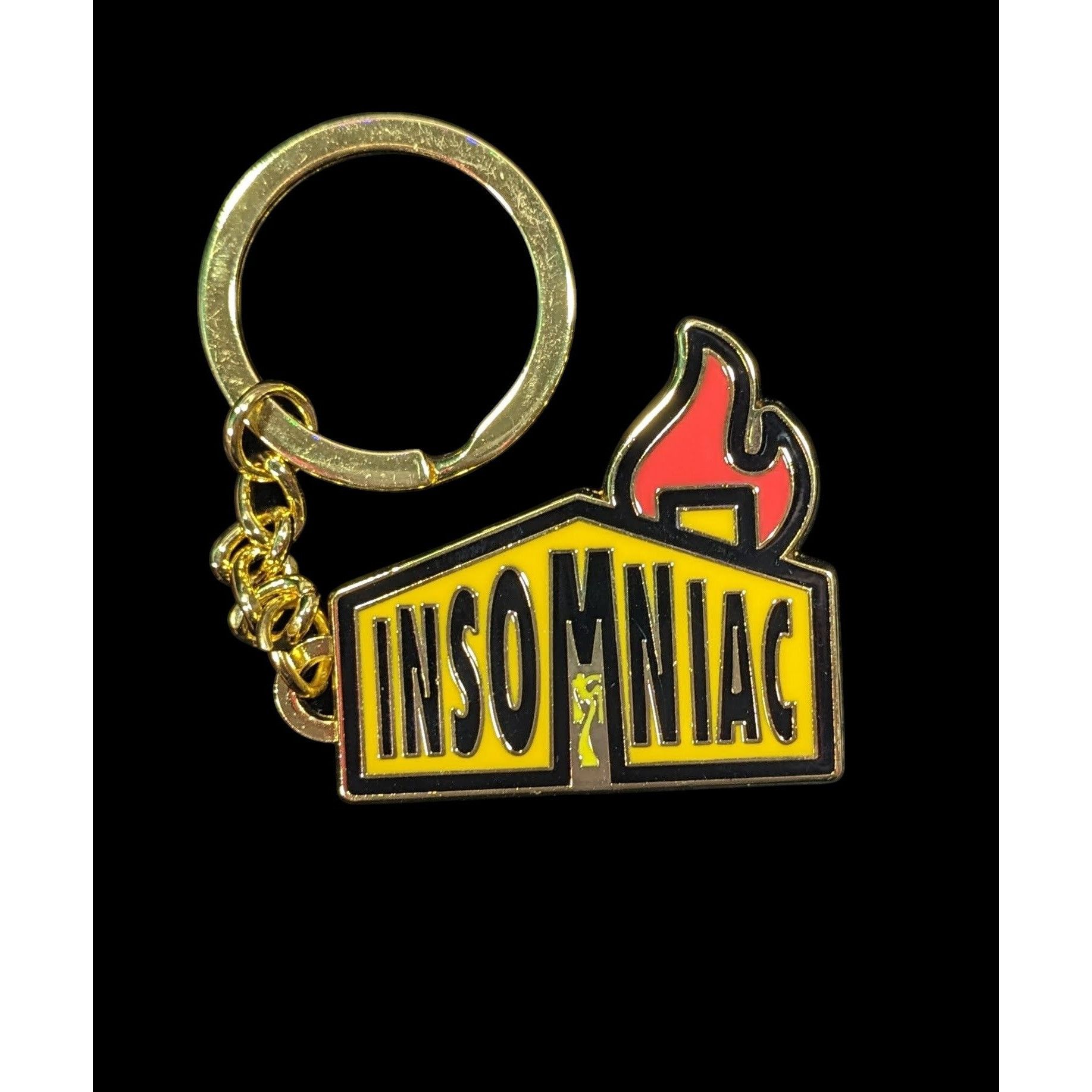 Other Insomniac House Party Yellow And Gold Tone Keychain Size ONE SIZE - 1 Thumbnail