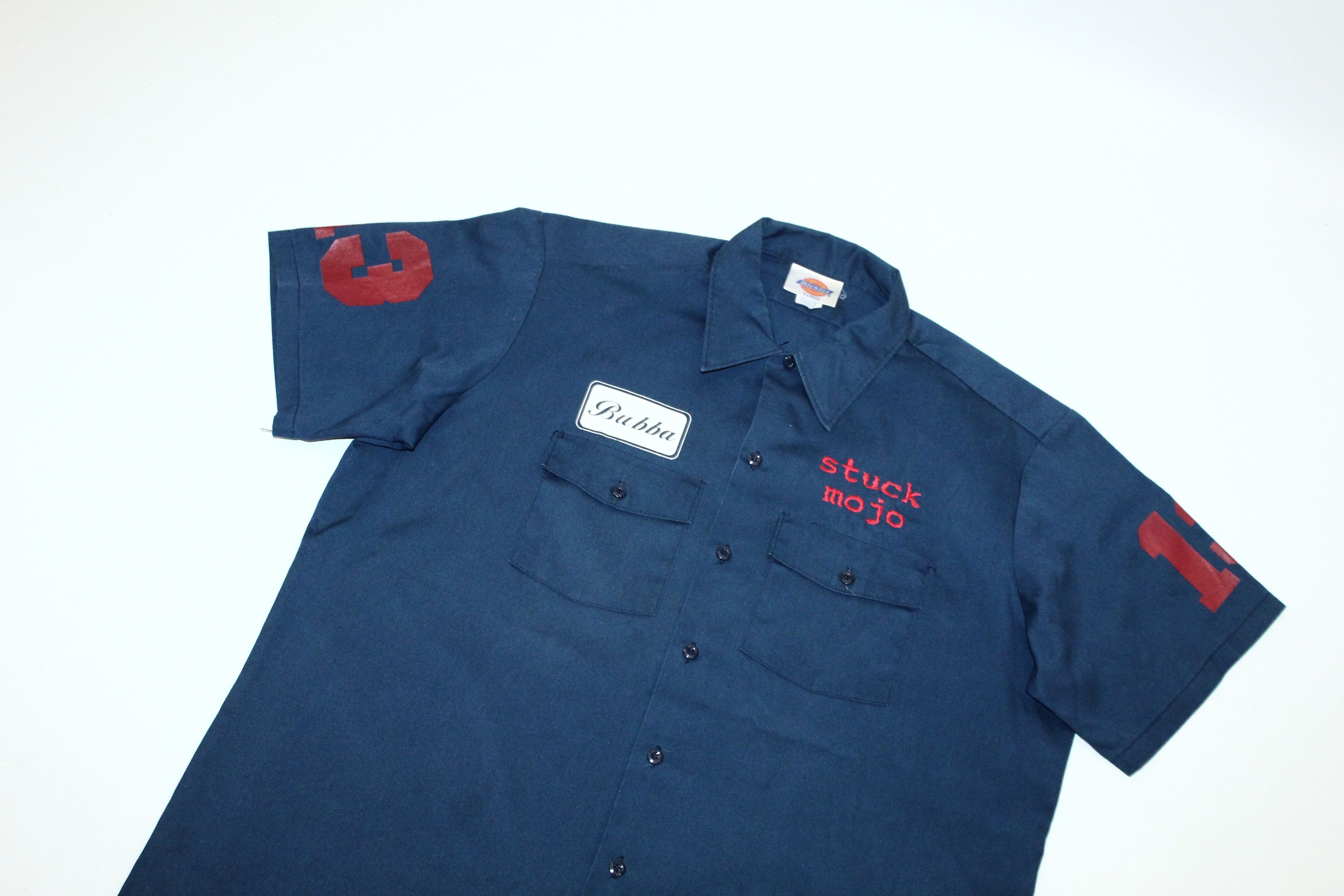 Band Tees RARE💥90s Dickies USA Stuck Mojo S/S Baggy Work Shirt Size US XL / EU 56 / 4 - 7 Thumbnail