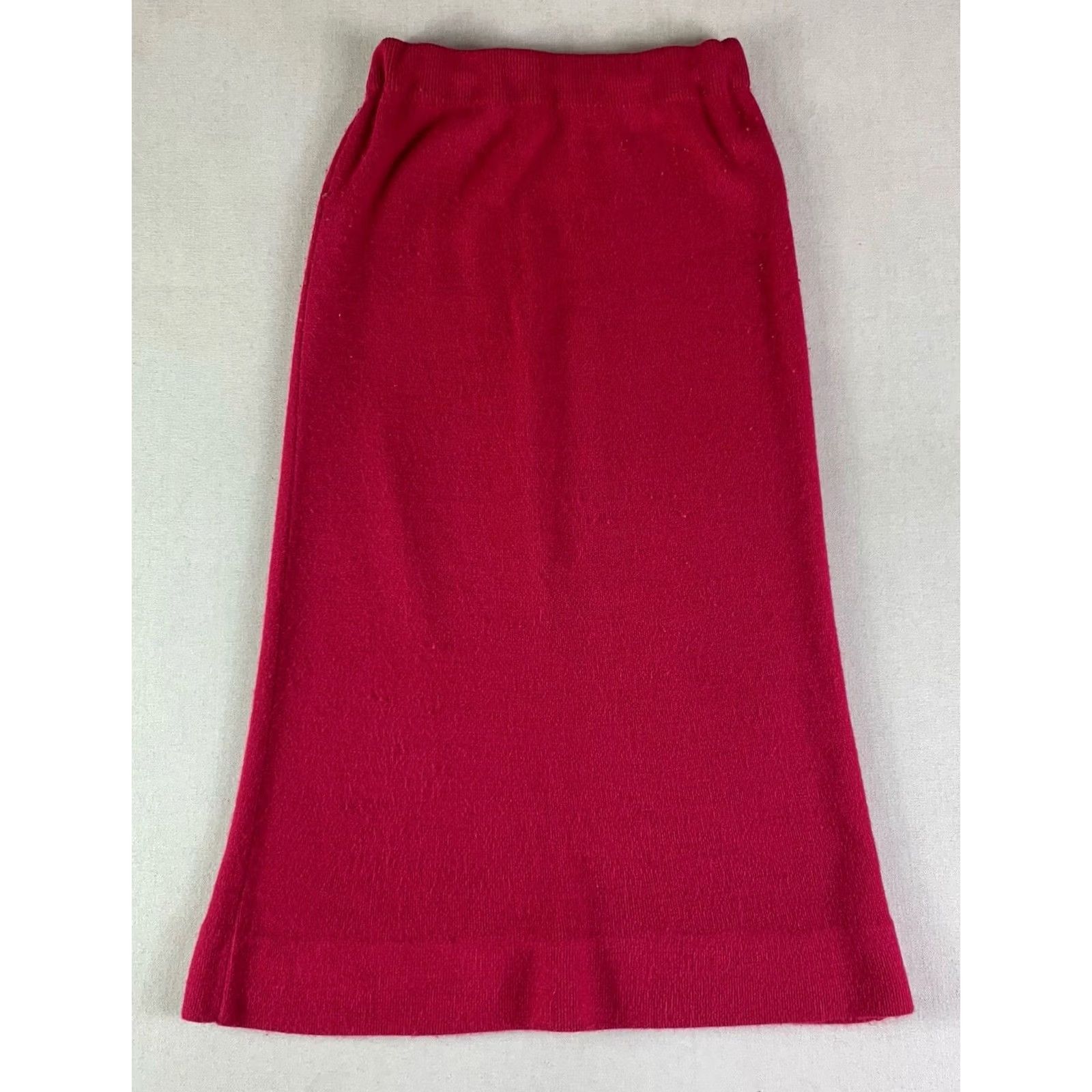 Sears VINTAGE Sears Fashion Top & Skirt Outfit Womens Small Pink Polycotton 1960s Knee Length Disco S/M Size S / US 4 / IT 40 - 8 Thumbnail