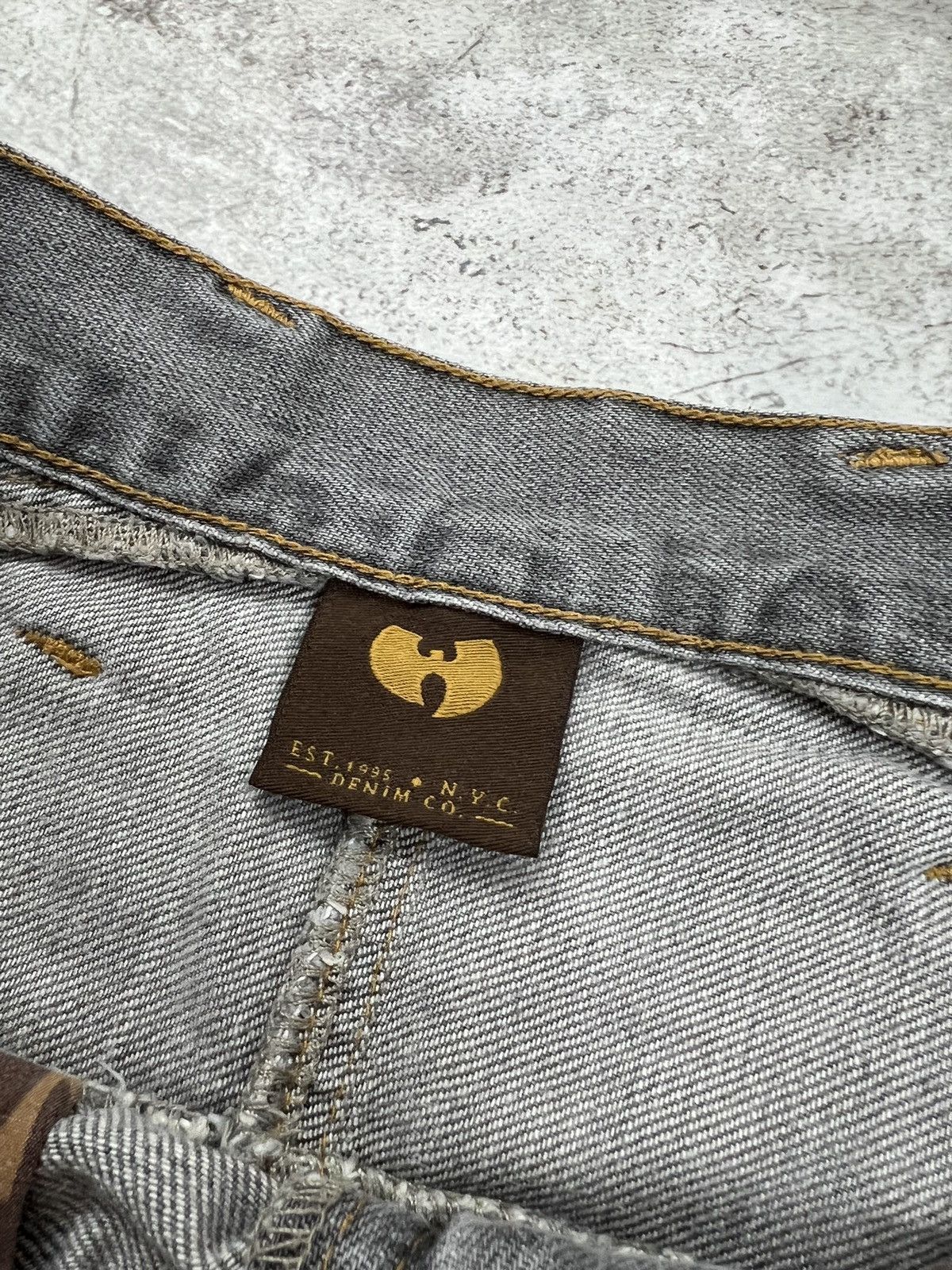 Vintage × Wu-Tang Clan Wu wear denim shorts 34 Size US 34 / EU 50 - 4 Thumbnail