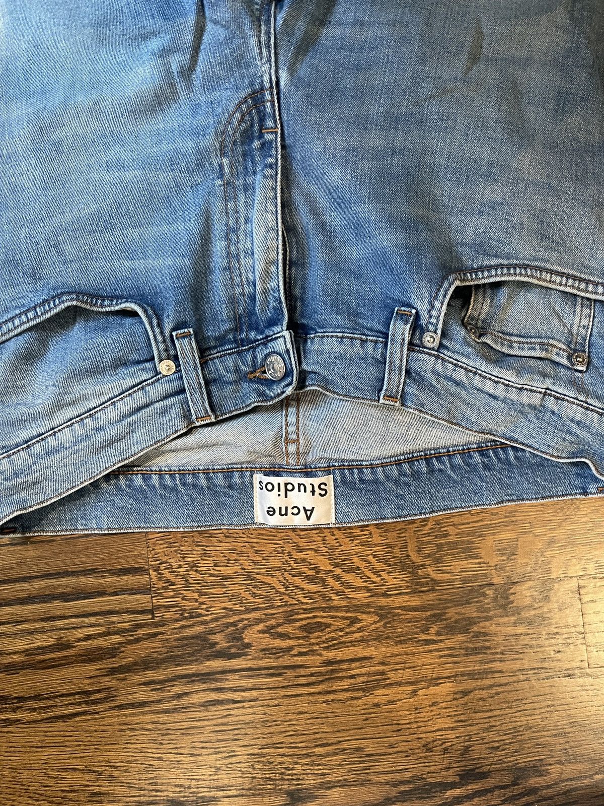 Acne Studios Acne Studios 33 x 32 Ace Carter Denim - hole Size US 33 - 2 Thumbnail