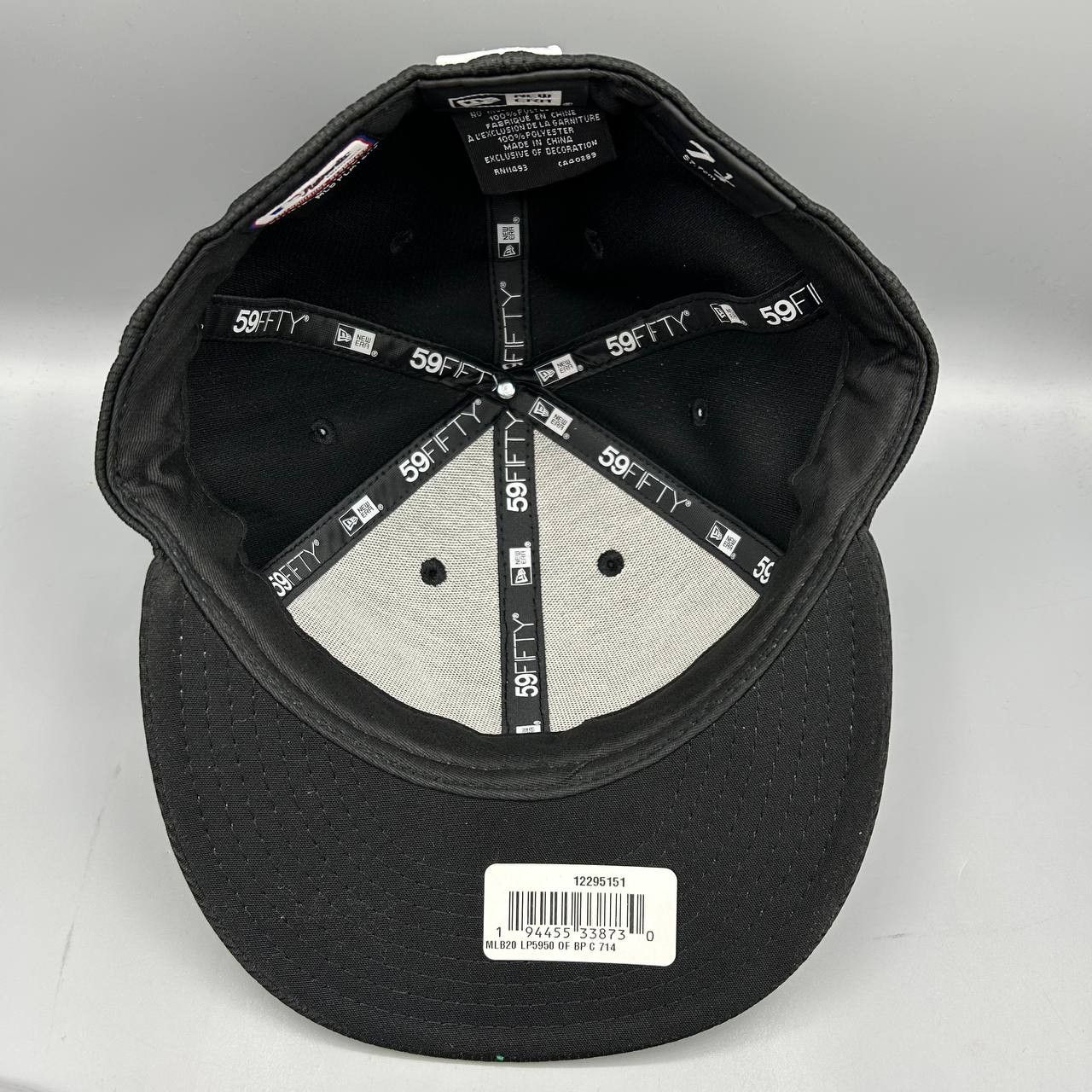 New Era Colorado Rockies Hat Men 7 1/4 Black MLB Fitted Cap New Size ONE SIZE - 2 Thumbnail