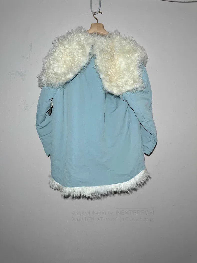Hermes Hermes Navy Blue Leather and Fur Removable Coat Size US M / EU 48-50 / 2 - 3 Thumbnail