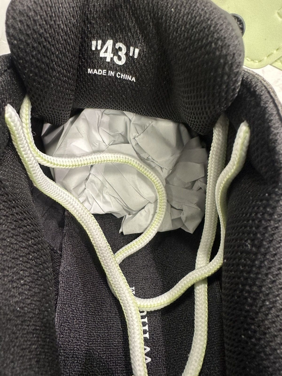 Off-White OFF-WHITE - Be Right Back Sneakers Black Lime Size US 10 / EU 43 - 6 Thumbnail