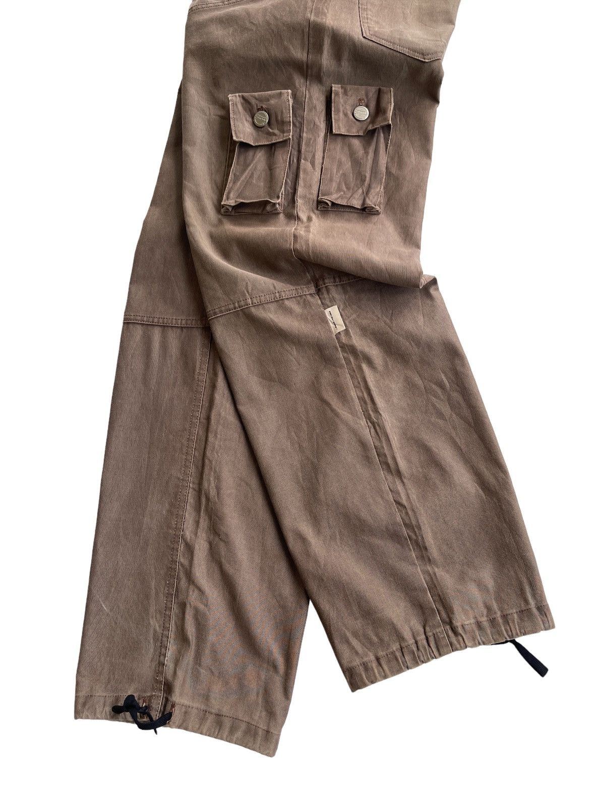 Japanese Brand EMPR Highwaist Cargo Multipocket Parachute Tactical Pants Size US 30 / EU 46 - 8 Thumbnail