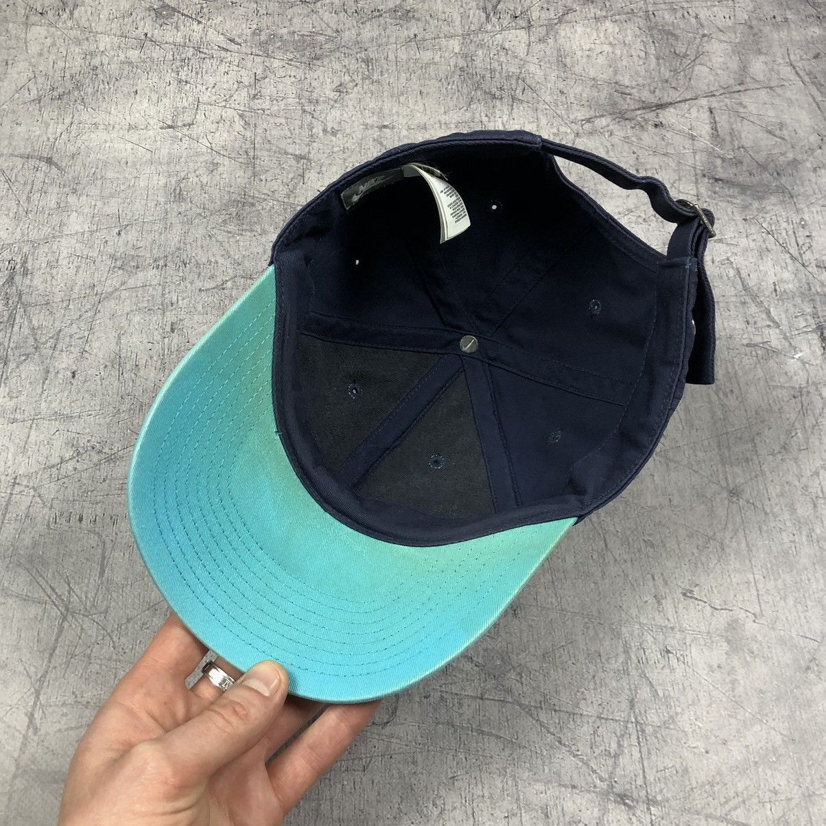 Nike × Vintage Vintage Y2K Nike Multicolour Mesh Logo Drill Cap Size ONE SIZE - 7 Thumbnail