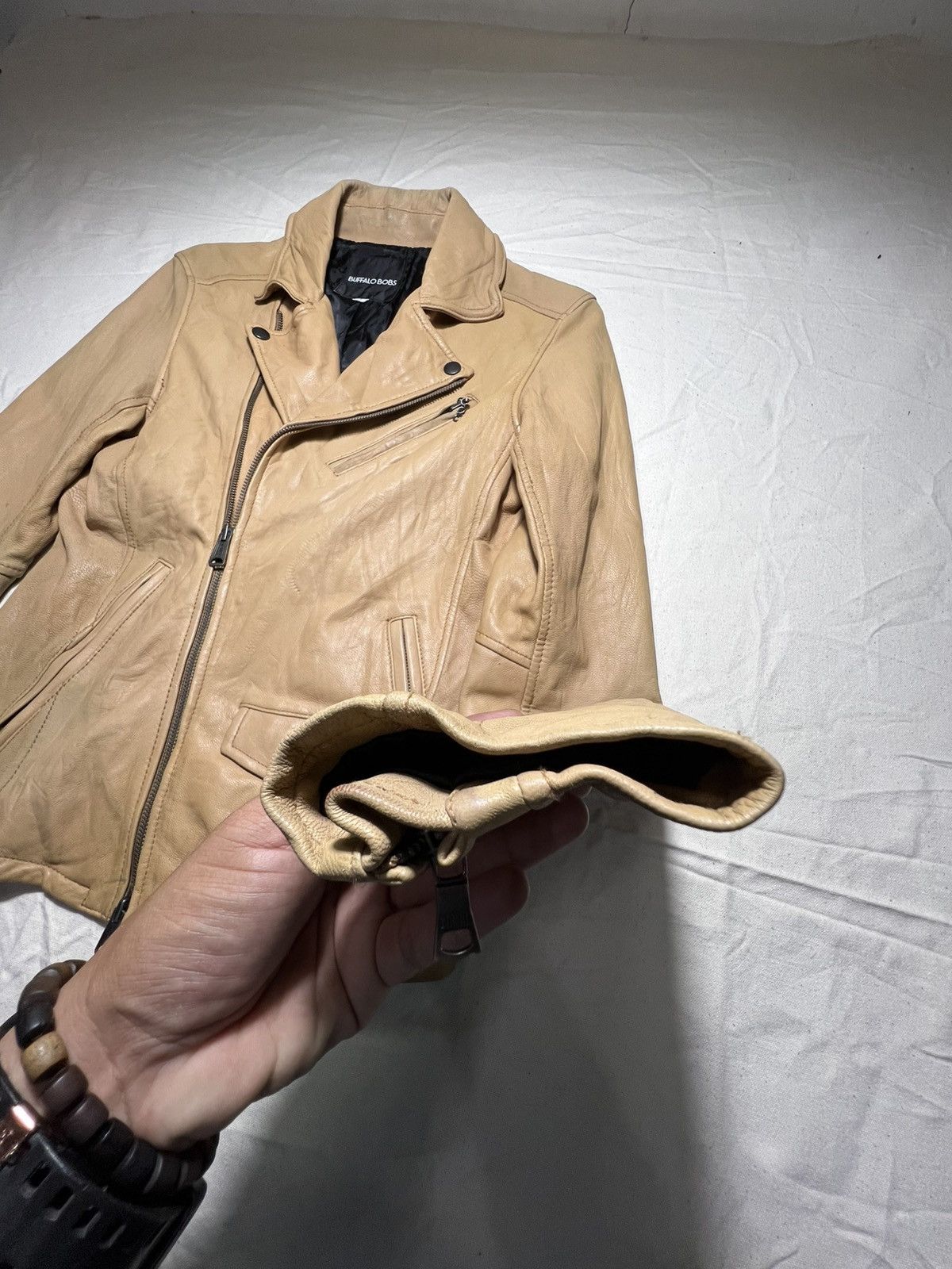 BUFFALO BOBS Buffalo Bobs biker-style leather jacket Size US S / EU 44-46 / 1 - 3 Thumbnail