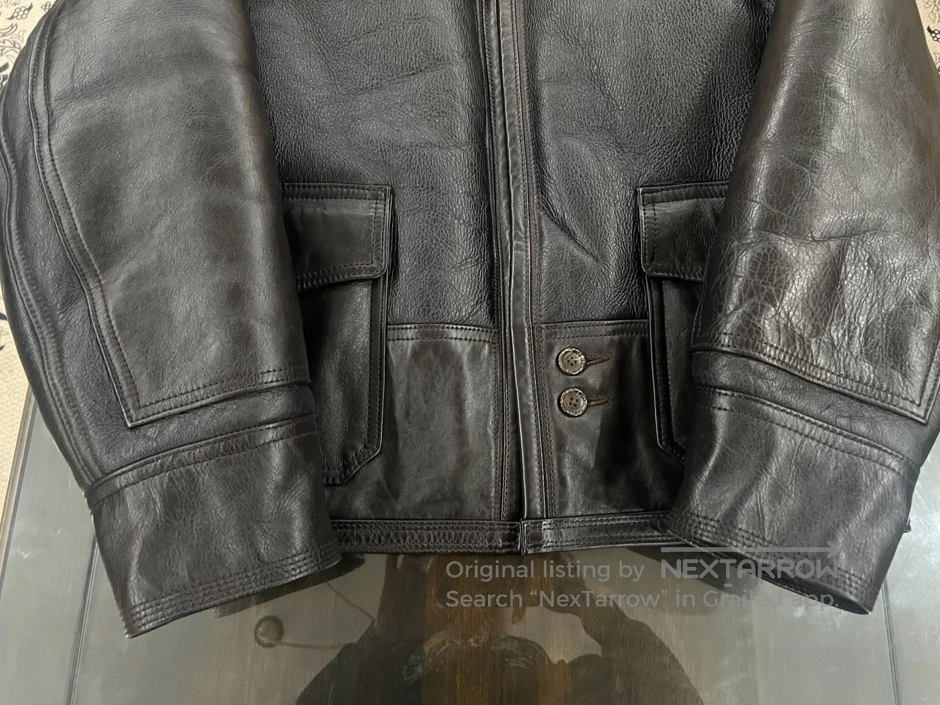 Aero Leathers AERO Shearling Horsehide Leather Jacket. Size US XS / EU 42 / 0 - 3 Thumbnail