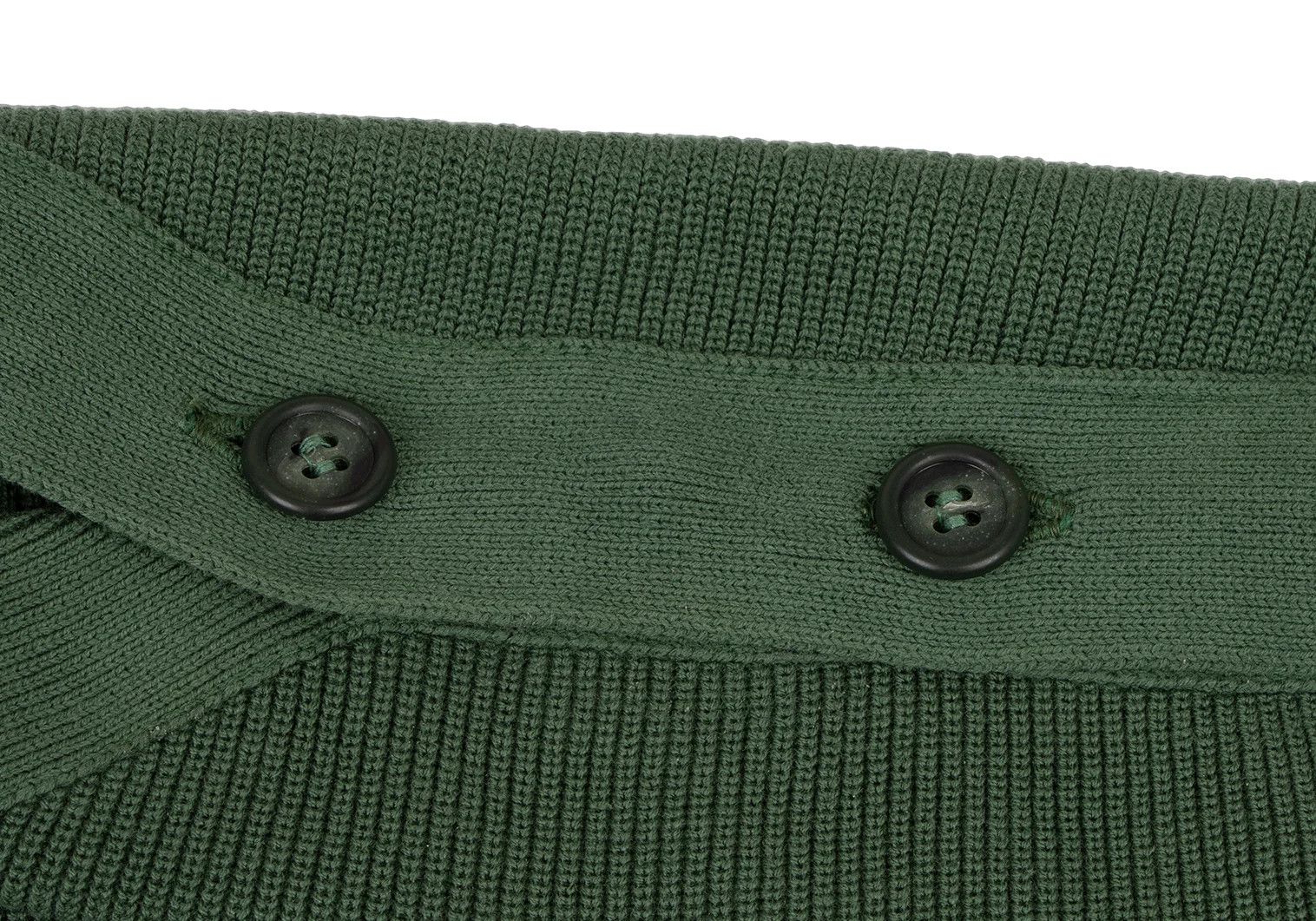 Issey Miyake Shoulder Button Striped Knit Sweater Green Black F Size US M / EU 48-50 / 2 - 4 Thumbnail