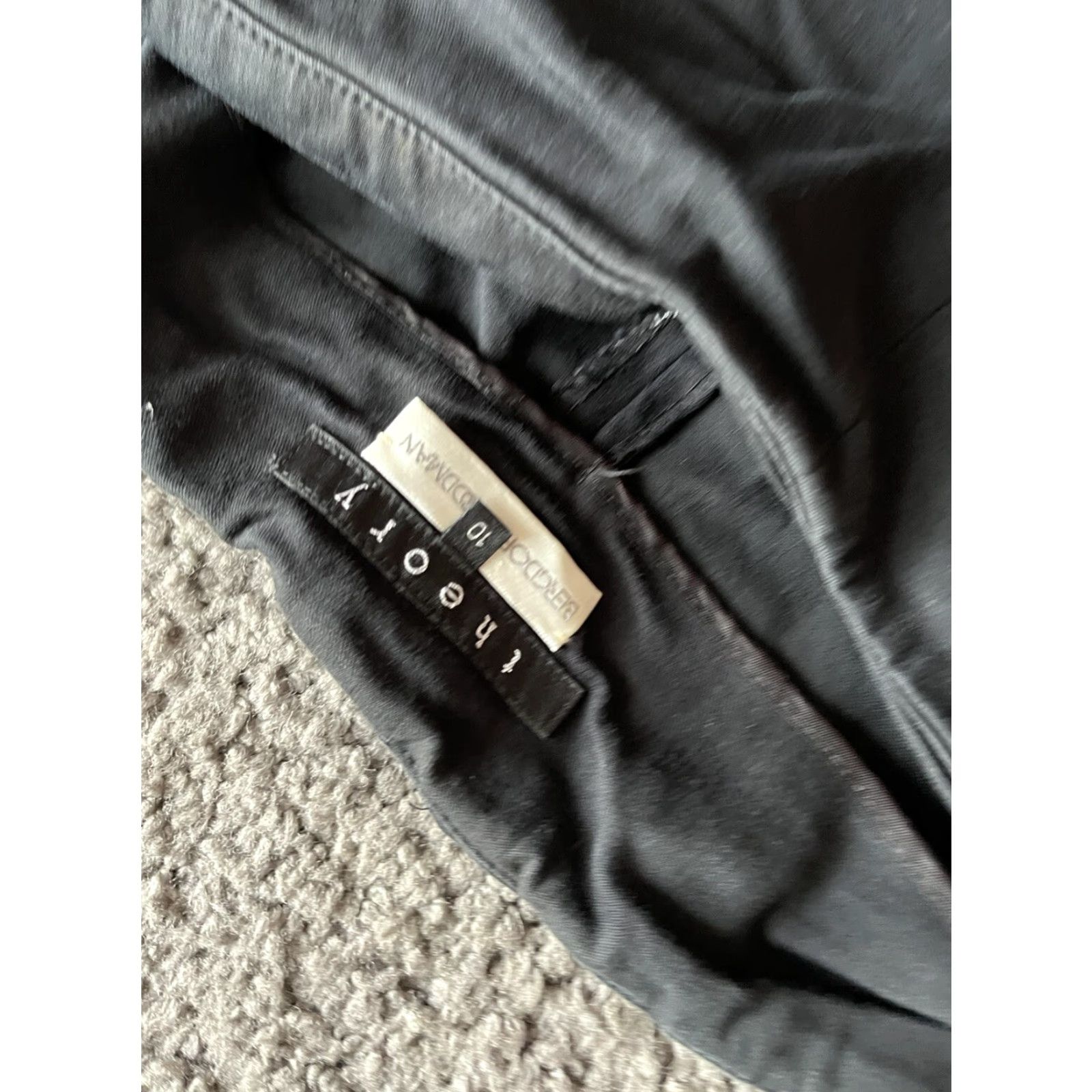 Theory Theory Womens Dress Pants Size 10 Slim Boot Mid Rise Side Zip Pants Dress Pants Womens Size 32" / US 10 / IT 46 - 5 Thumbnail