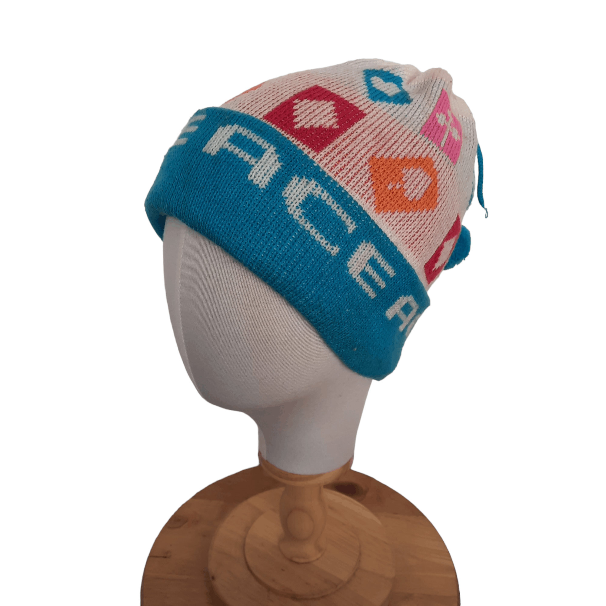 image of Outdoor Life Vintage Multicolor Design Earflap Beanie, Men's