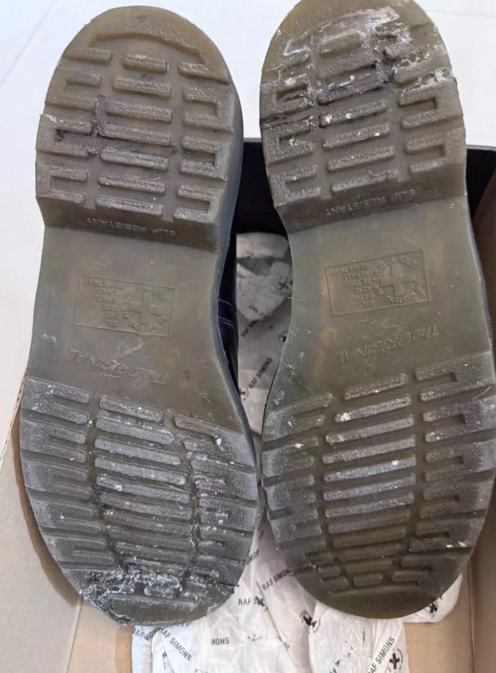 Raf Simons Raf Simons x Dr. Martens Double Iron Headed Leather Shoes Size US 9 / EU 42 - 5 Thumbnail