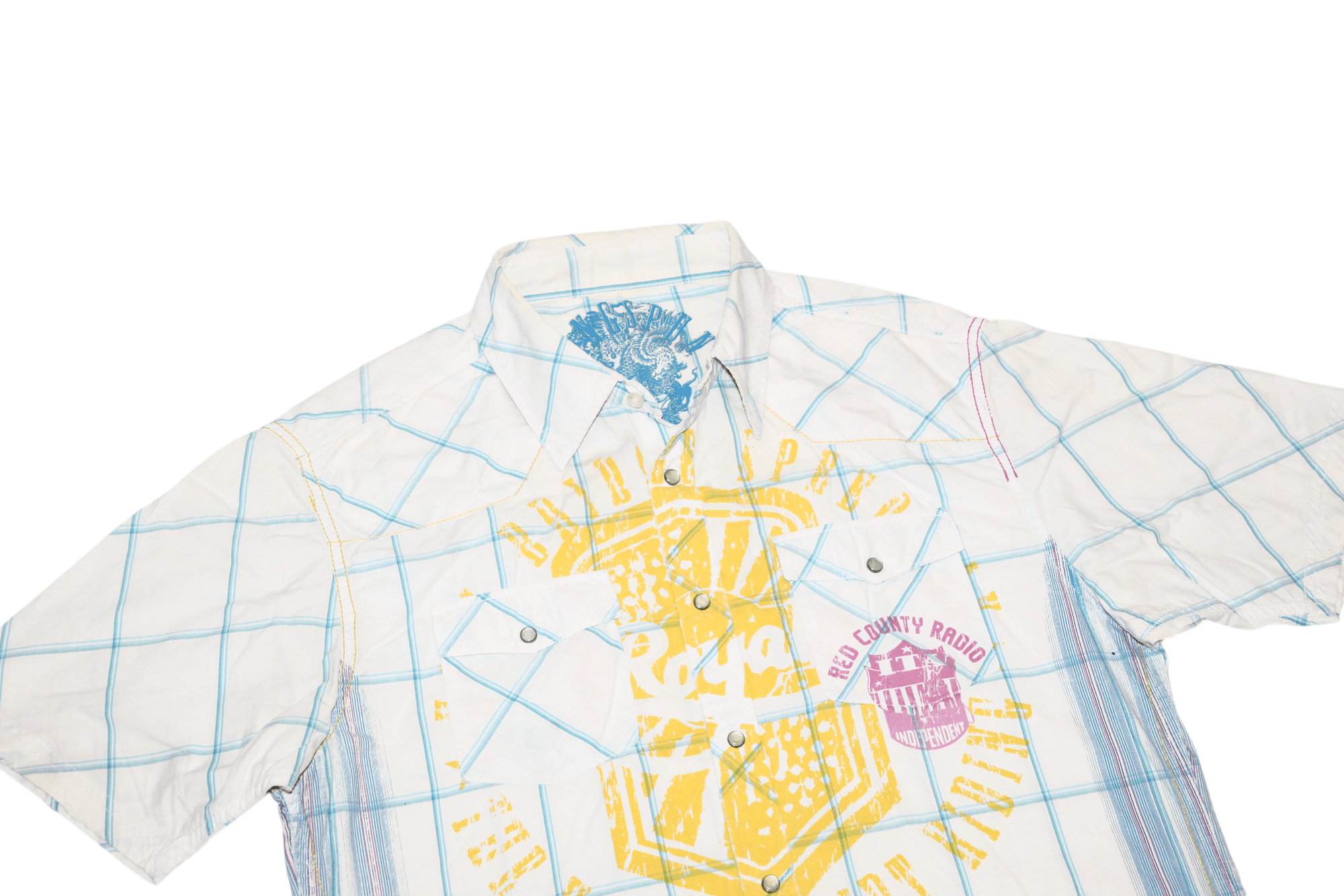 Ringspun VTG Ringspun Snap Button S/S Western Shirt Size US L / EU 52-54 / 3 - 8 Thumbnail