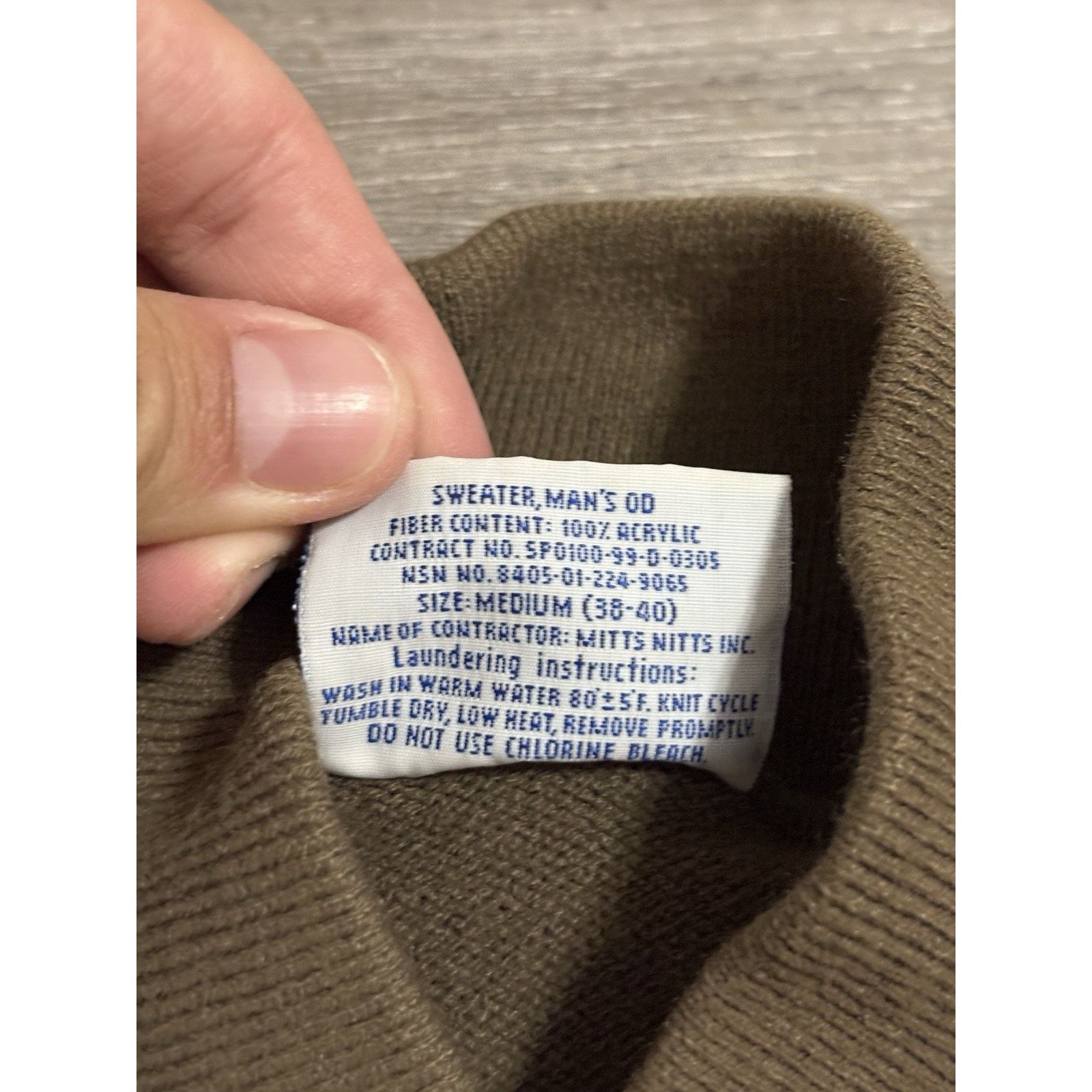Other Vintage DSCP Garrison Collection Henley Sweater - Men Medium Size US M / EU 48-50 / 2 - 4 Thumbnail