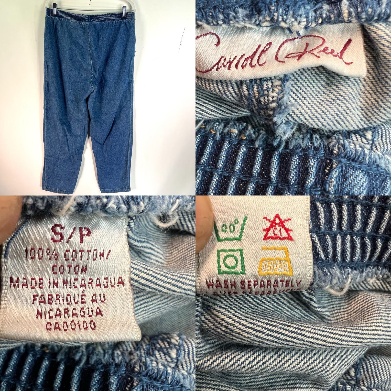 Vintage VINTAGE Carroll Reed Mom Straight Leg Denim Jeans Womens Size SP 32X30 Blue Medium Cotton No Back Pockets Size 24" / US 00 / IT 34 - 8 Thumbnail