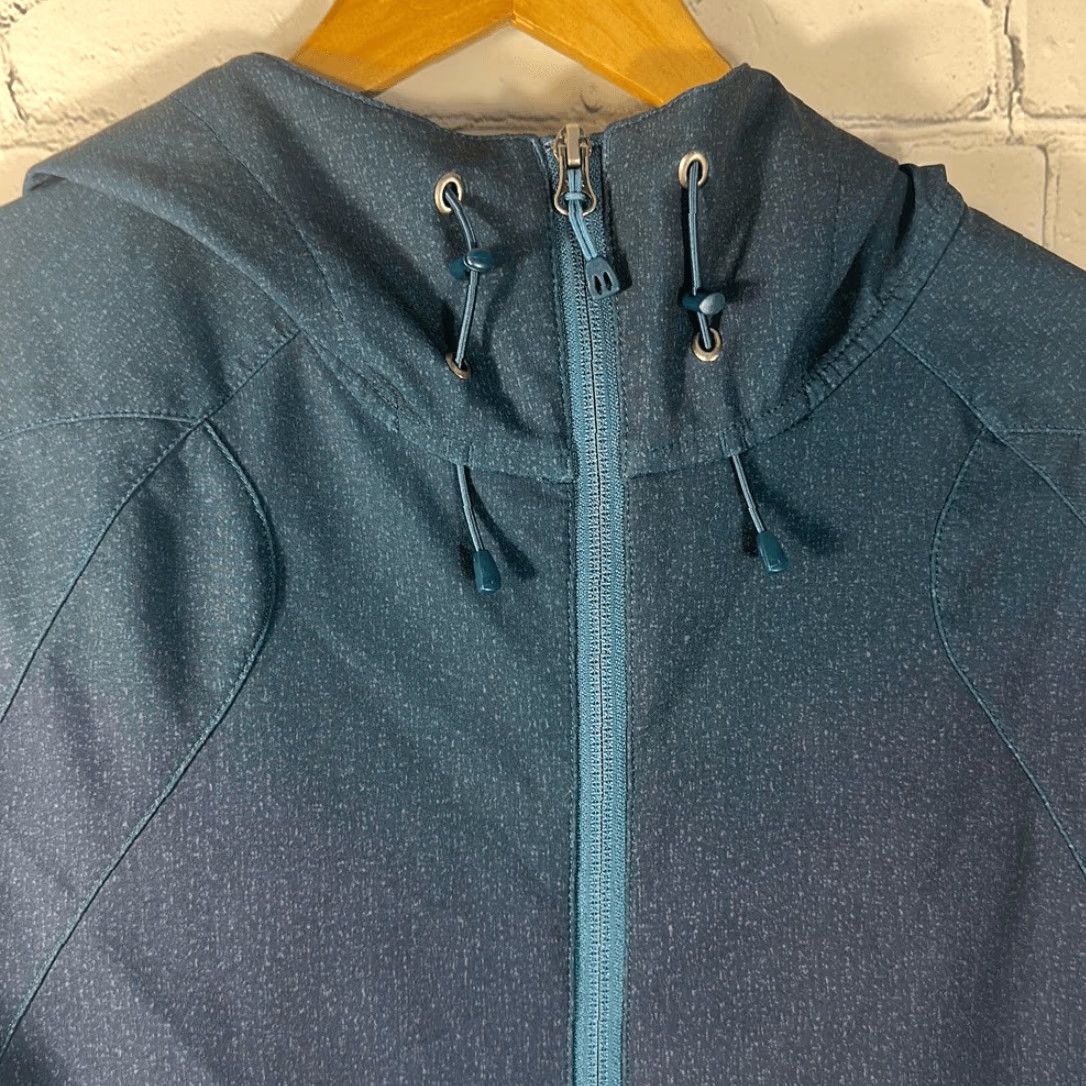 Vintage VINTAGE REI McCone Soft-Shell Jacket Men M Water Repellent Green Purple Full Zip Hood Pockets 27" Length Size US M / EU 48-50 / 2 - 3 Thumbnail