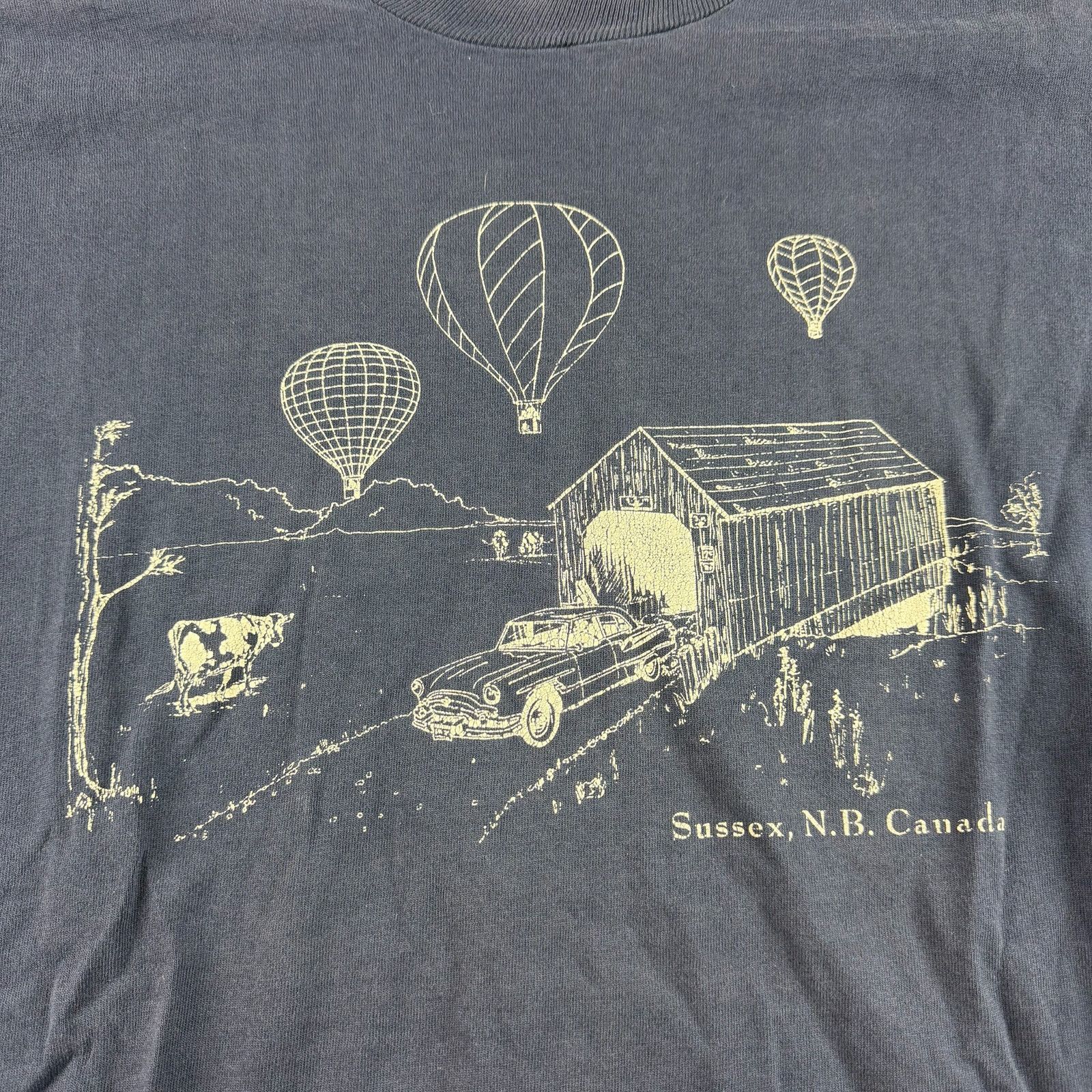 Vintage Sussex N.B. Canada Covered Bridge Shirt Size Large Size US L / EU 52-54 / 3 - 2 Thumbnail