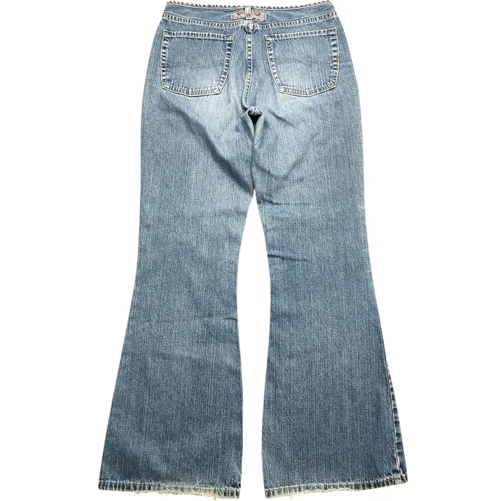 Silver Jeans Co. VINTAGE Silver Jeans Womens 30 X 30 Blue Light Wash Flare Boot Denim Canada Y2K Size 30" / US 8 / IT 44 - 2 Thumbnail