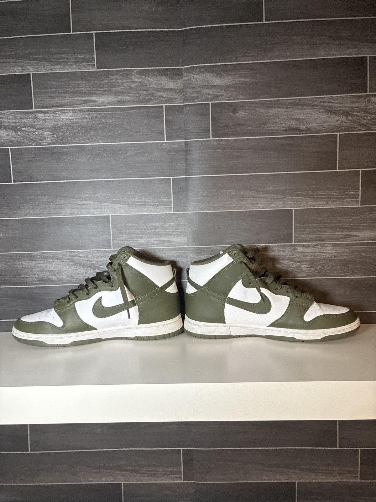 Nike Nike Dunk High Retro ‘Cargo Khaki’ Size US 10 / EU 43 - 2 Thumbnail