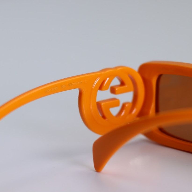 Gucci NEW Gucci Sunglasses GG1325S 008 Orange Rust Brown Authentic Size ONE SIZE - 10 Thumbnail
