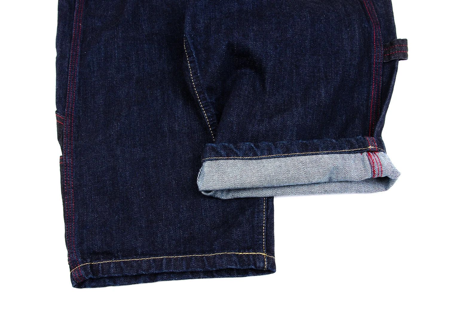 Junya Watanabe Color-Blocked Indigo Denim Short Painter Pants Size US 30 / EU 46 - 6 Thumbnail